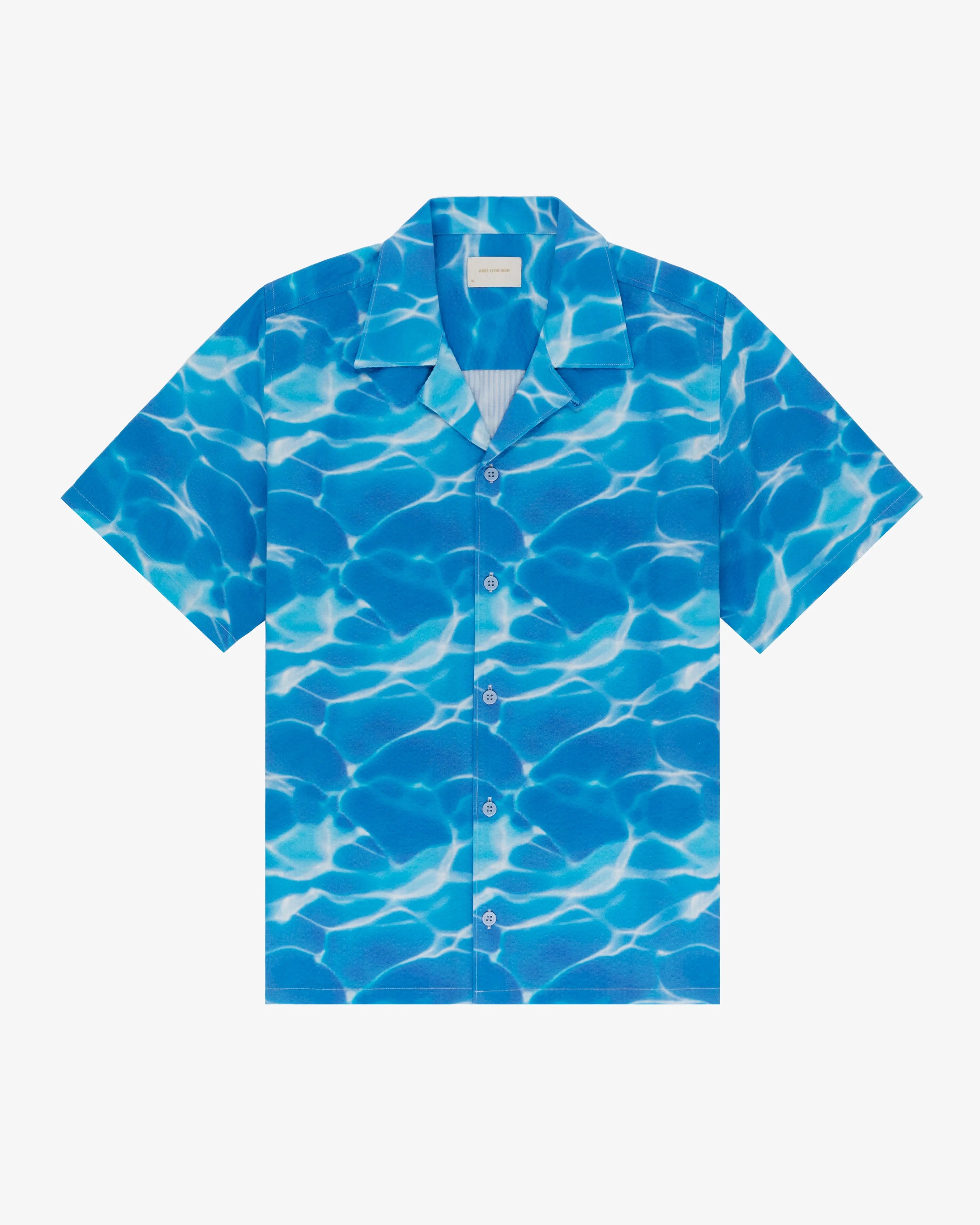 Aqua Print Seersucker Shirt sold by Aime Leon Dore product image thumbnail 2