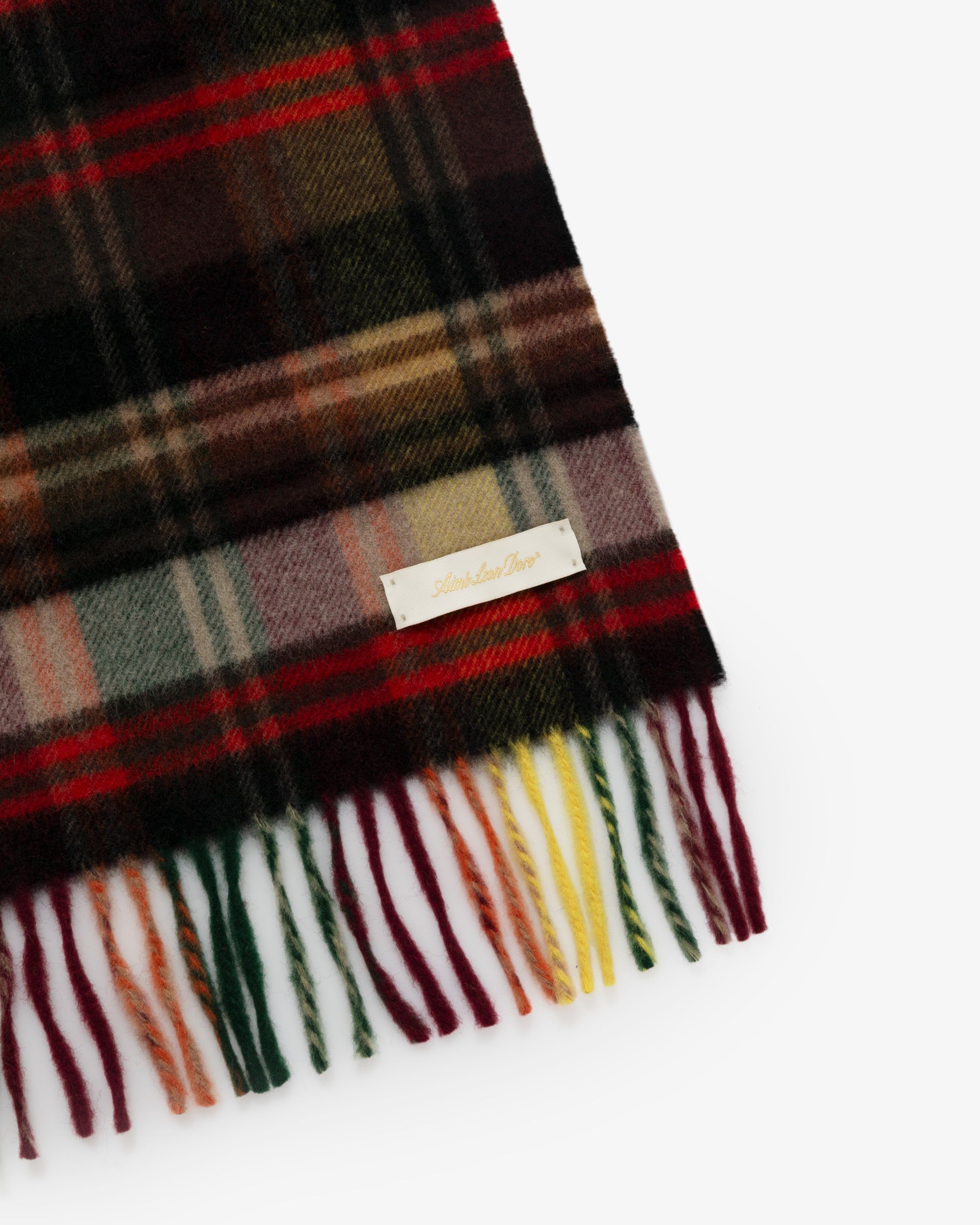 Cashwool Plaid Scarf sold by Aime Leon Dore product image thumbnail 3