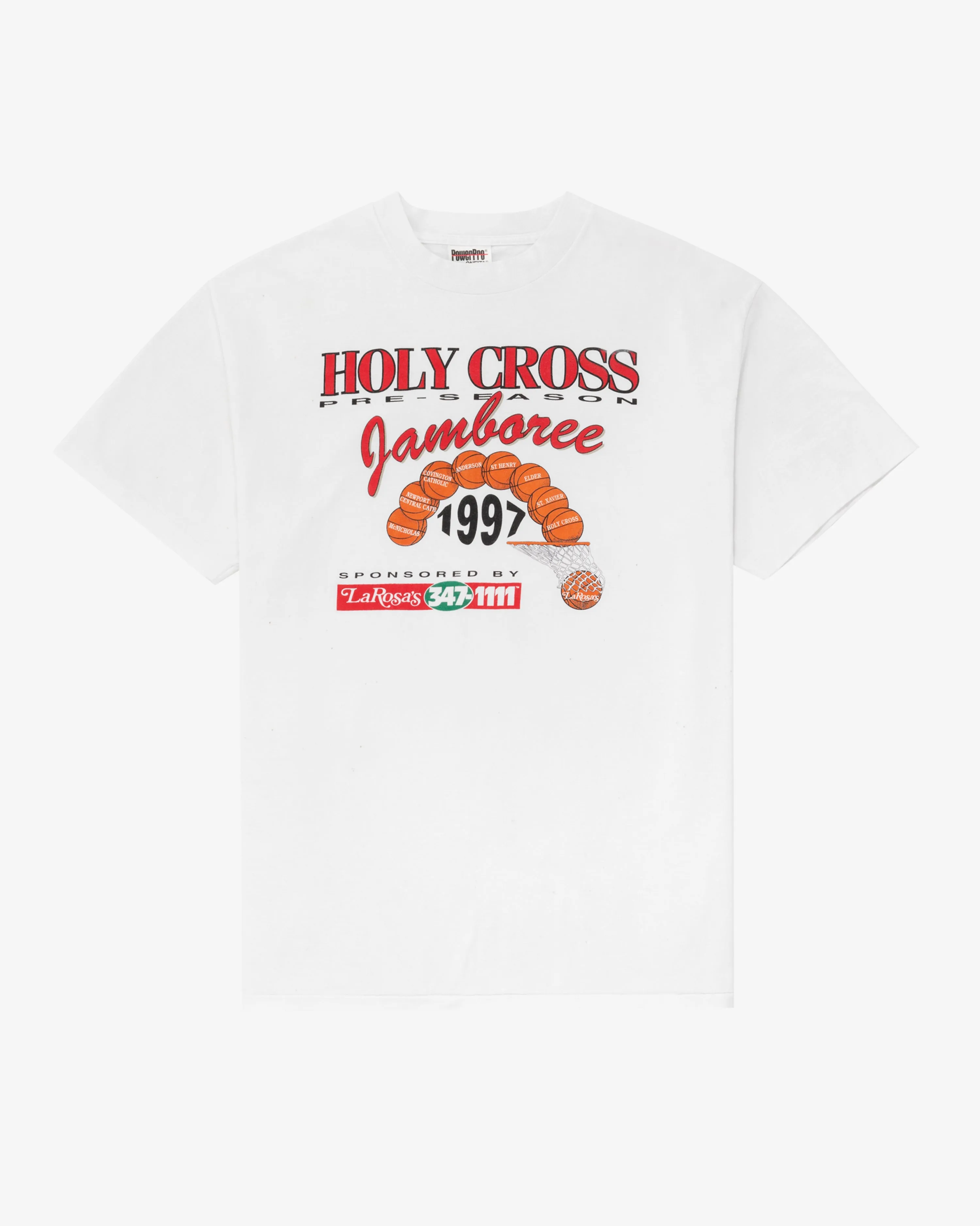 1997 Holy Cross Basketball Graphic Tee sold by Aime Leon Dore product image thumbnail 2