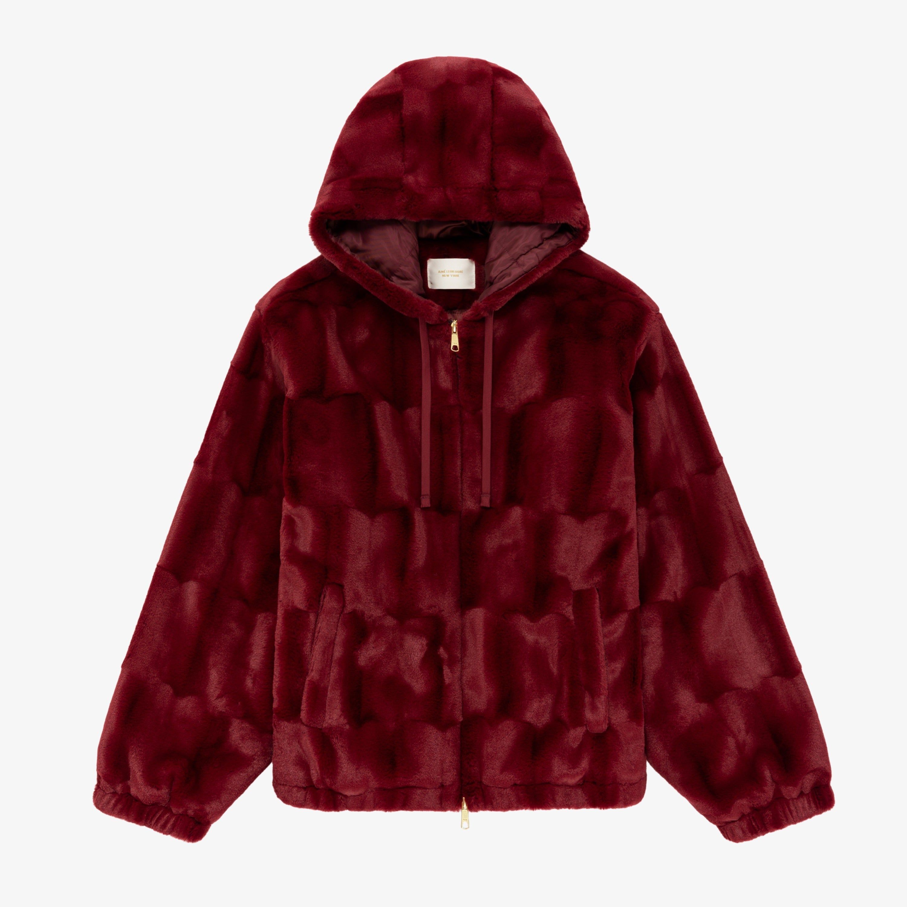 Full-Zip Fur Hoodie sold by Aime Leon Dore