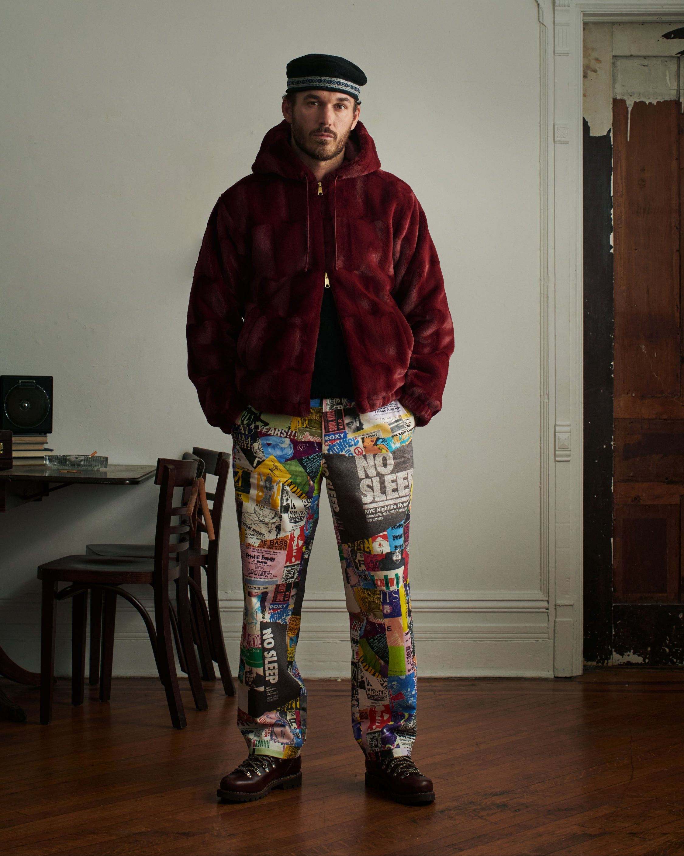 Full-Zip Fur Hoodie sold by Aime Leon Dore product image thumbnail 3