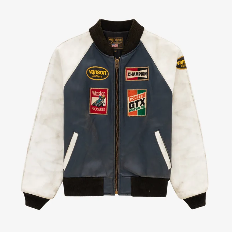 Vintage Vanson Leather Biker Jacket made by Aime Leon Dore