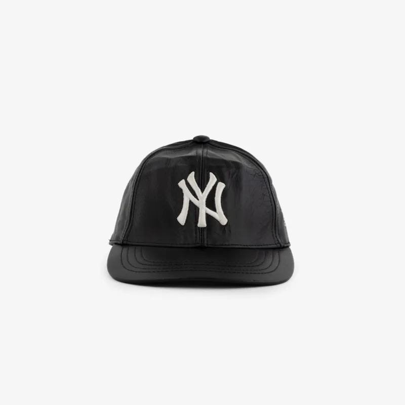 Vintage New York Yankees Leather Hat sold by Aime Leon Dore