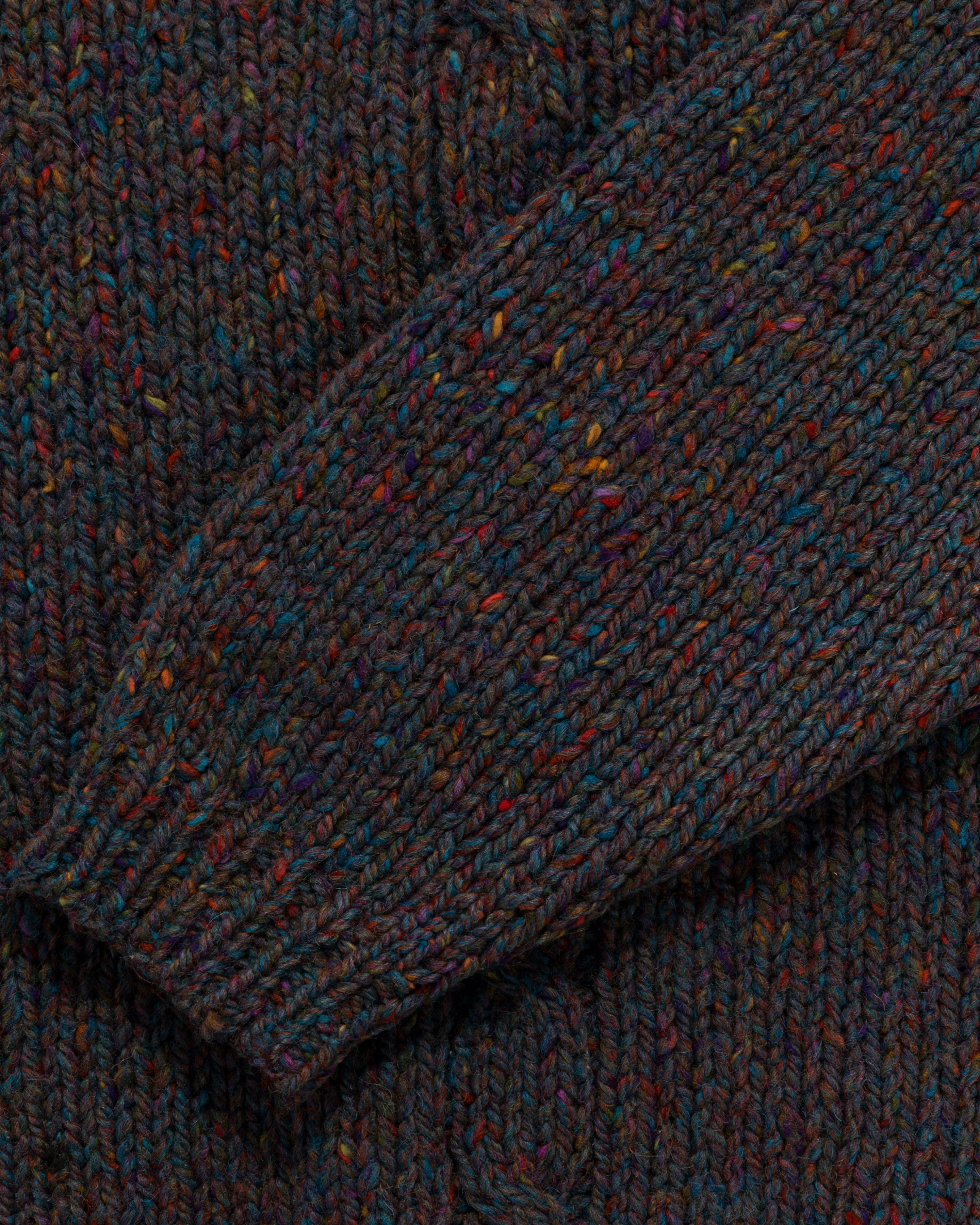 Perry Ellis Hand Knit Multi Color Wool Sweater sold by Aime Leon Dore product image thumbnail 5