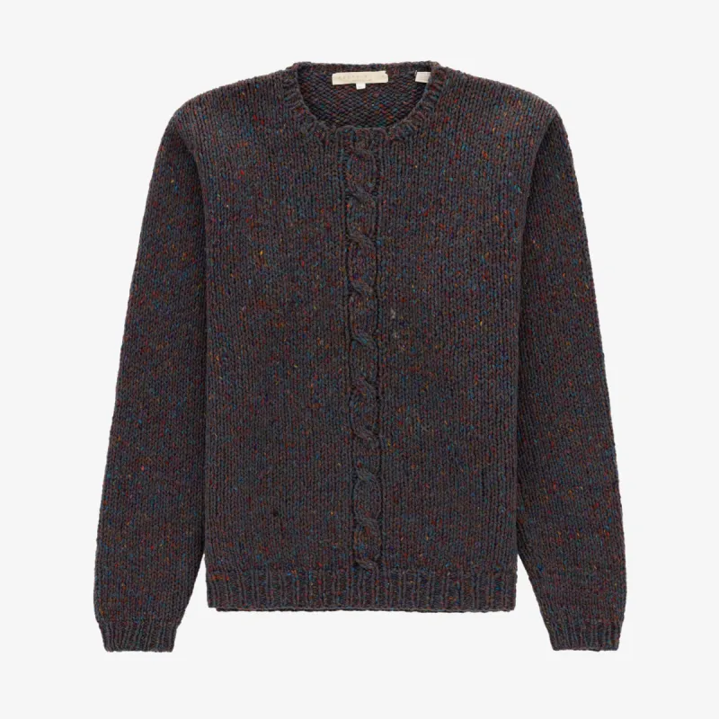 Perry Ellis Hand Knit Multi Color Wool Sweater made by Aime Leon Dore