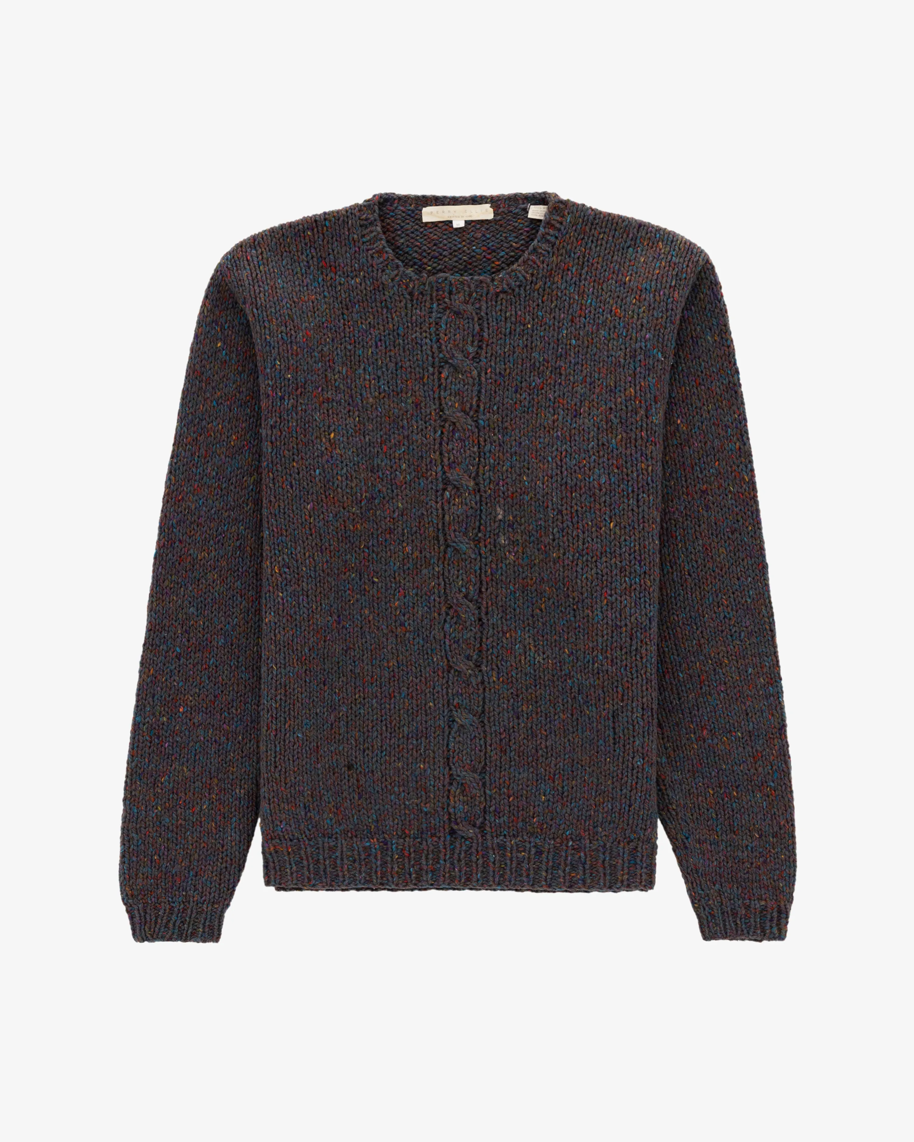 Perry Ellis Hand Knit Multi Color Wool Sweater sold by Aime Leon Dore product image thumbnail 2