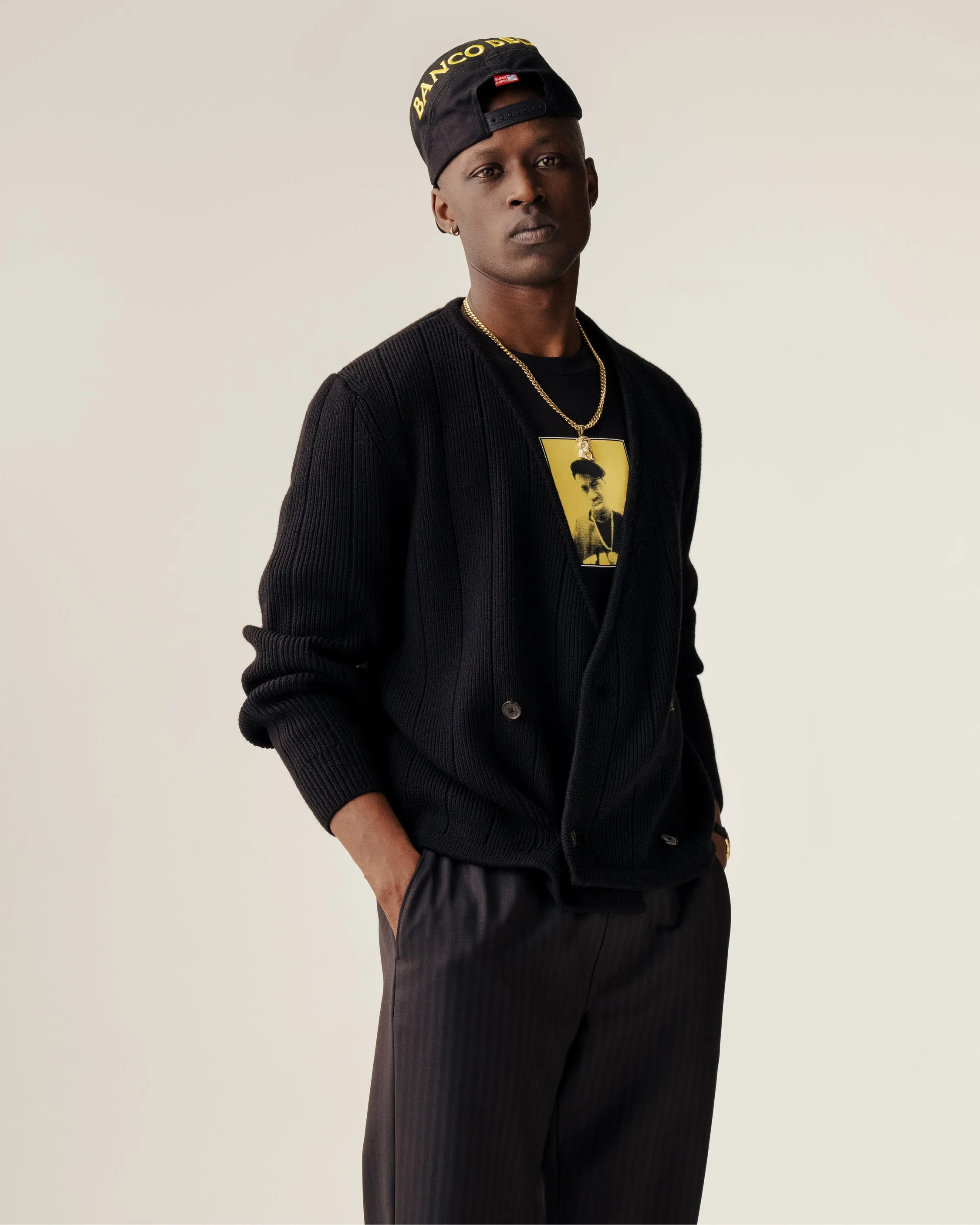 Aime Leon Dore コットンニットカーディガン Aime Leon Dore コットンニットカーディガン