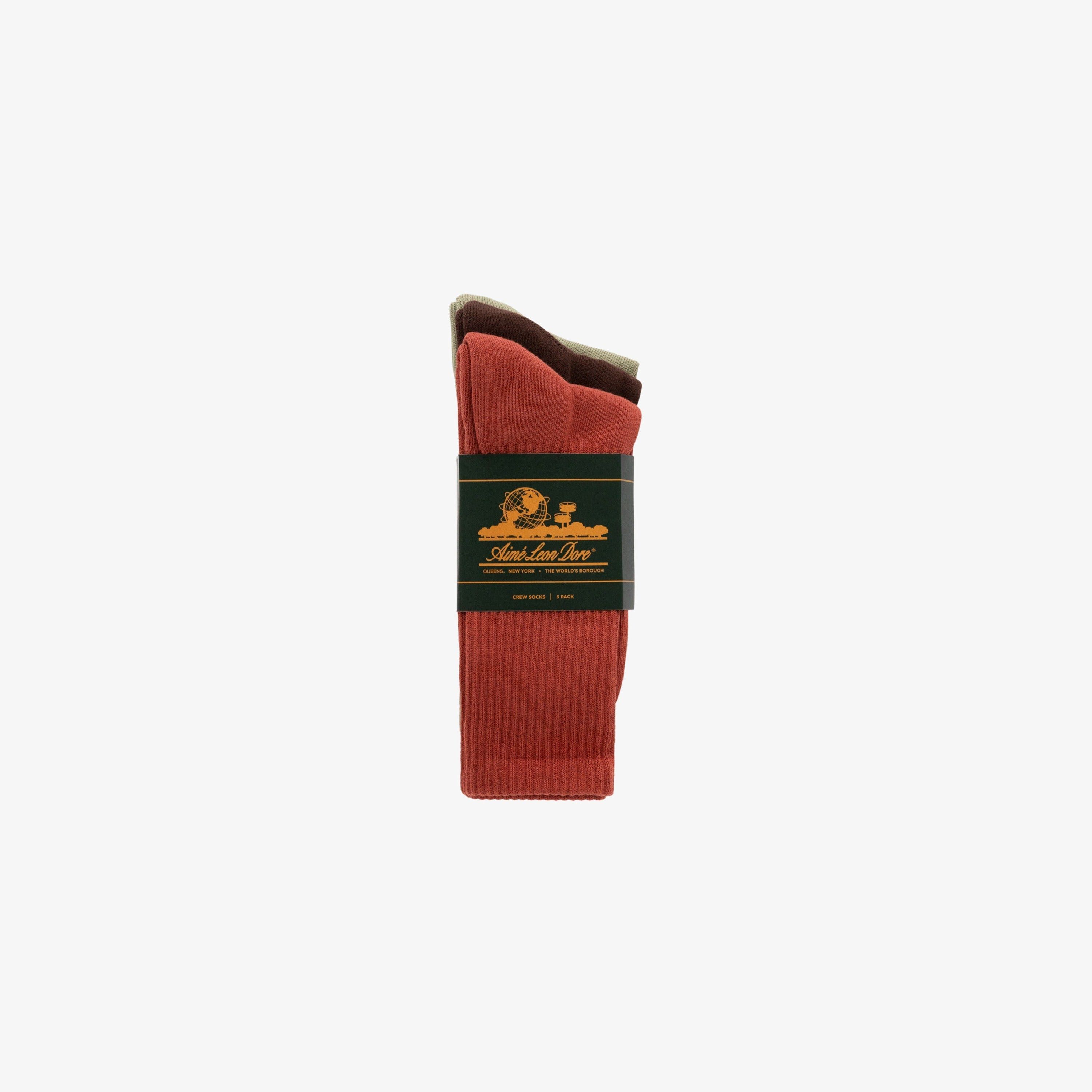 Crew Sock 3-Pack sold by Aime Leon Dore