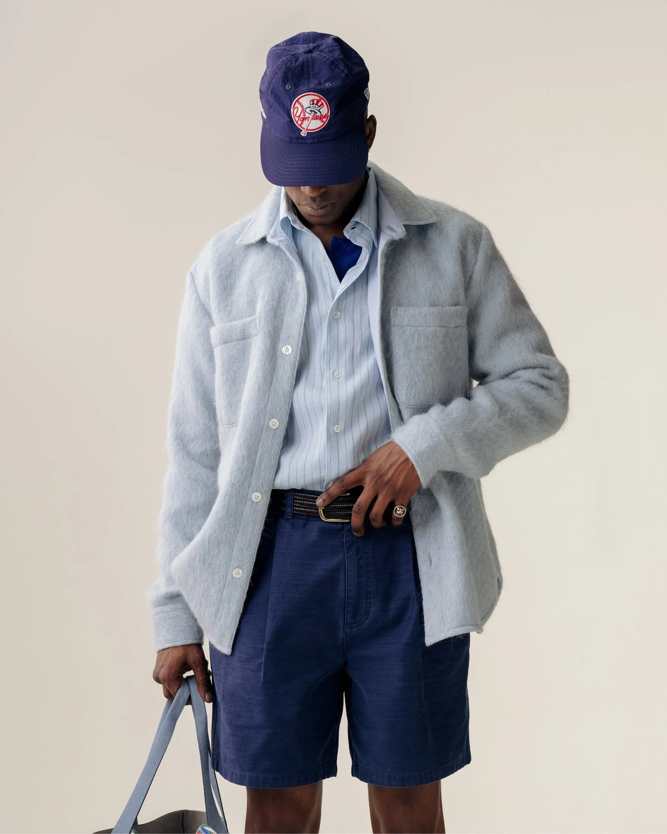 Alpaca Blend Overshirt sold by Aime Leon Dore product image thumbnail 3