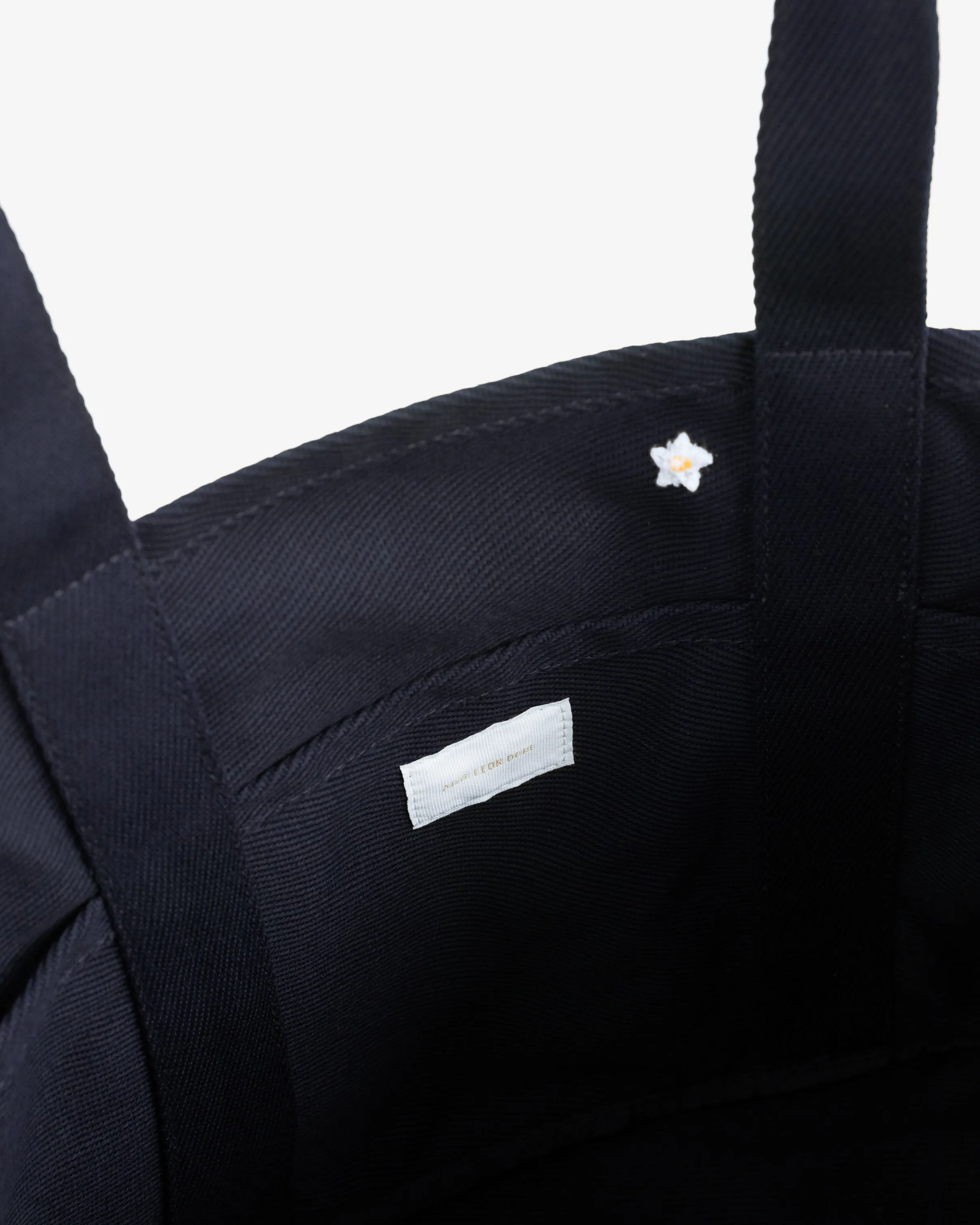 Floral Embroidered Small Canvas Tote Bag sold by Aime Leon Dore product image thumbnail 4