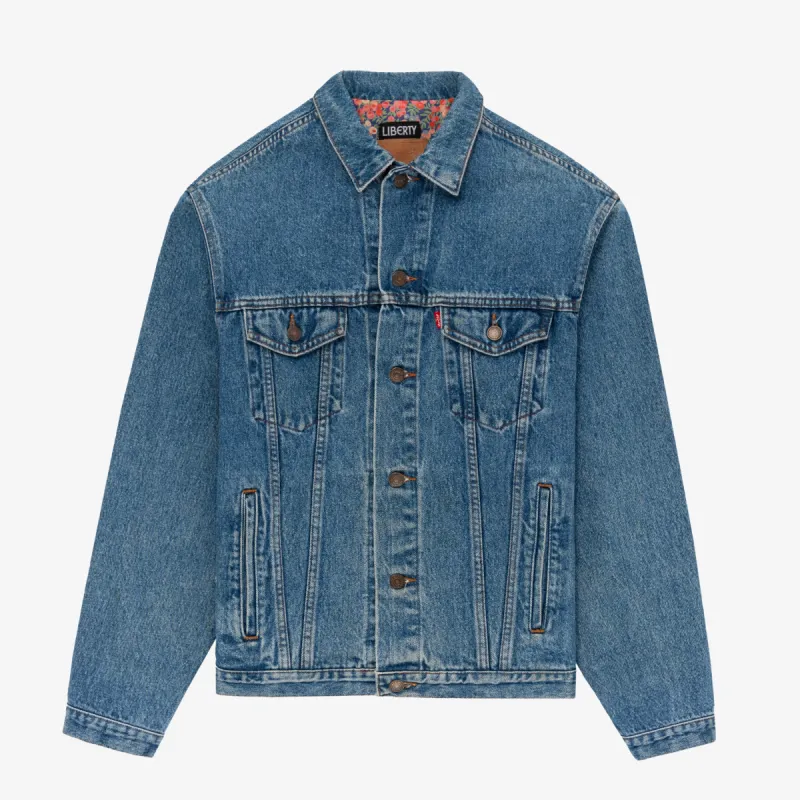Vintage Levi's / Liberty Paisley Lined Denim Jacket made by Aime Leon Dore