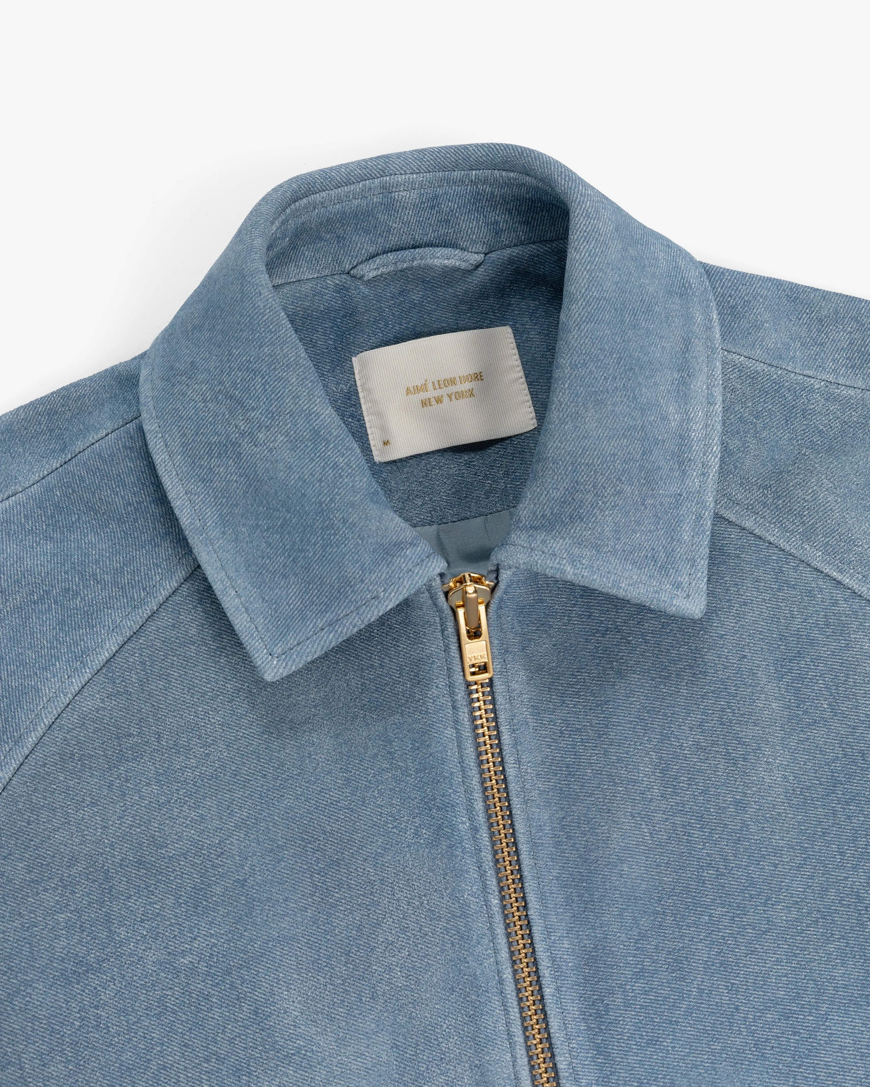 Denim Printed Leather Jacket sold by Aime Leon Dore product image thumbnail 4