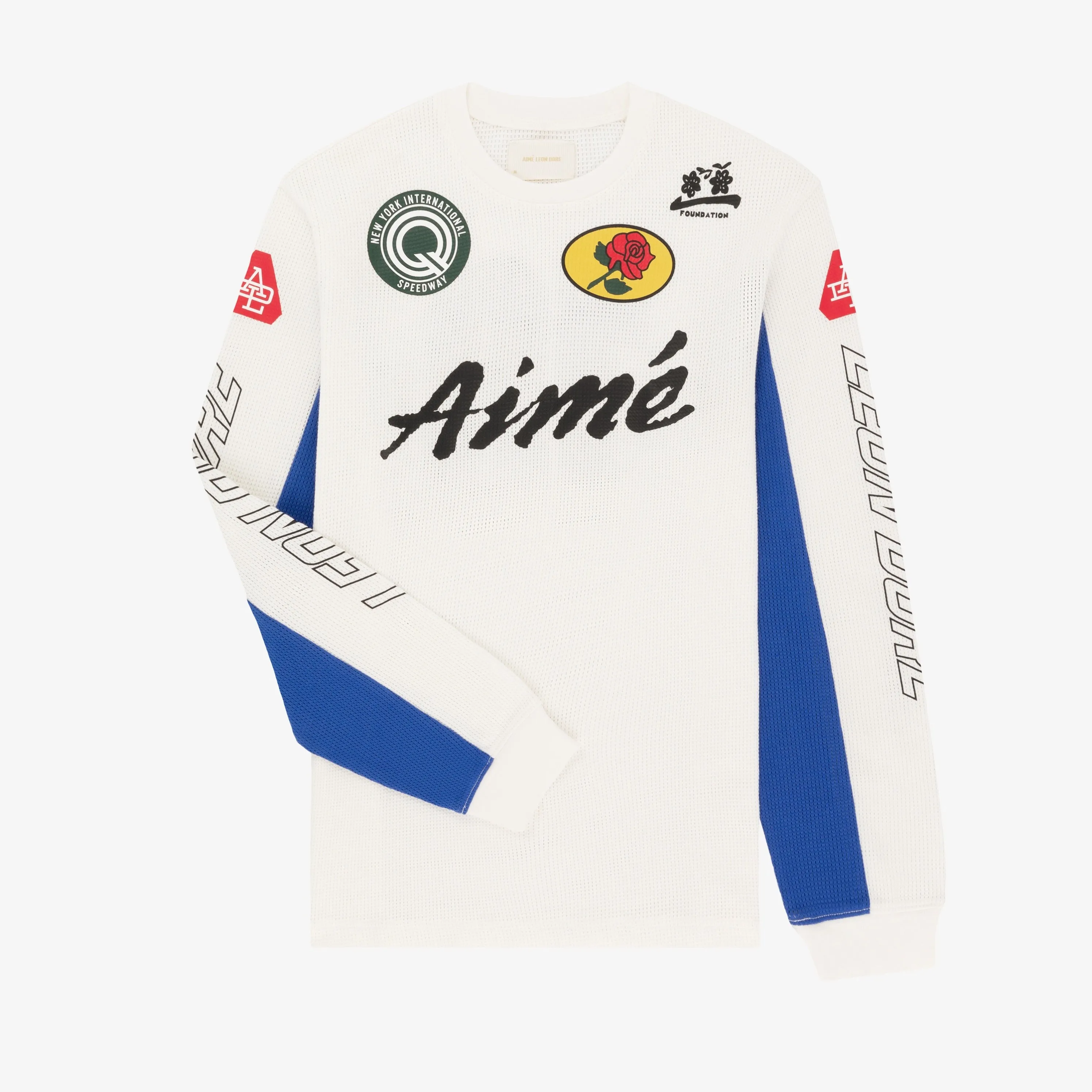 Mesh Moto Long-Sleeve Tee sold by Aime Leon Dore