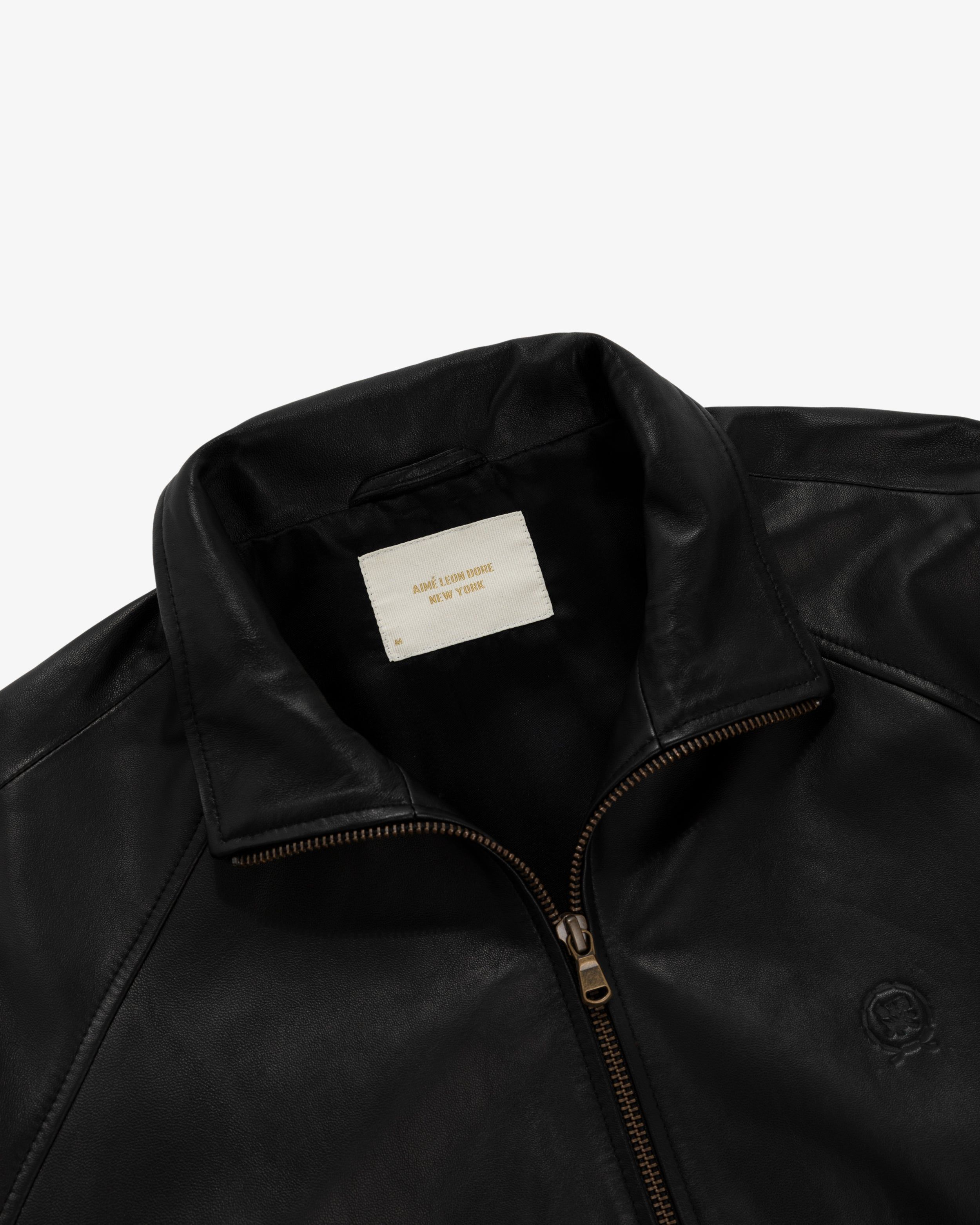 Leather Track Jacket | Parallel
