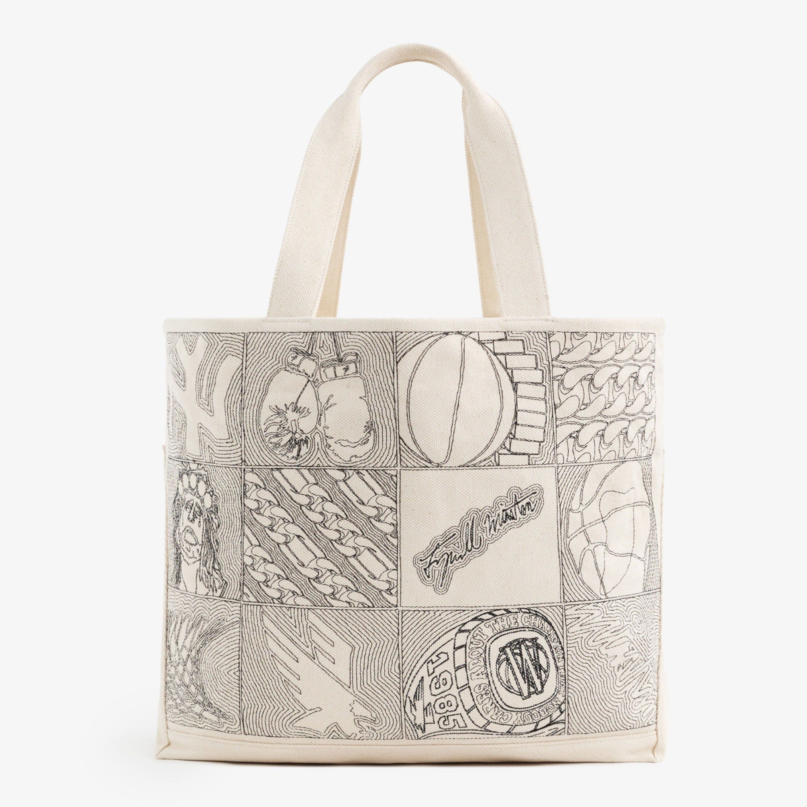 Embroidered Tote sold by Aime Leon Dore