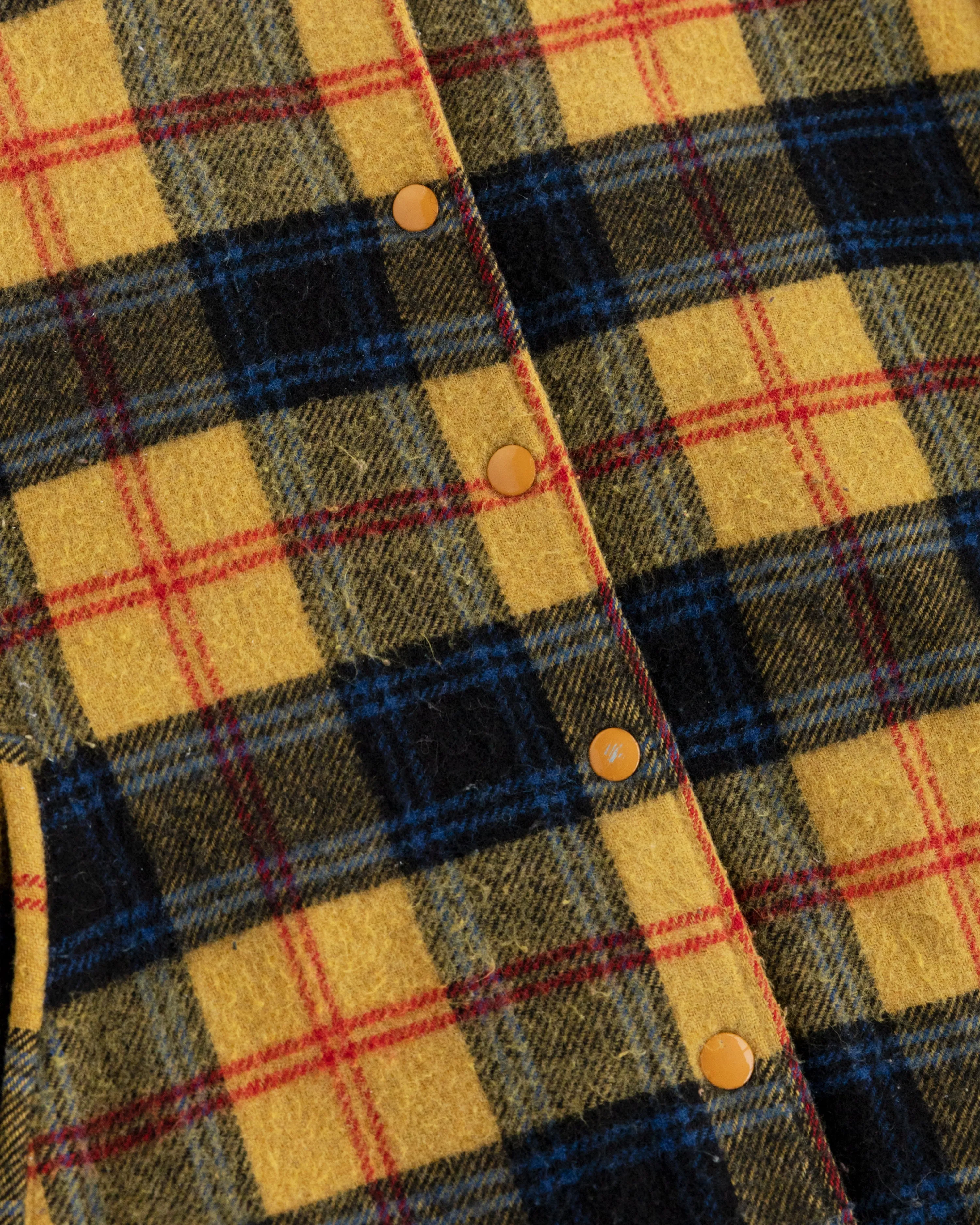 Vintage Plaid Wool Varsity Jacket sold by Aime Leon Dore product image thumbnail 4