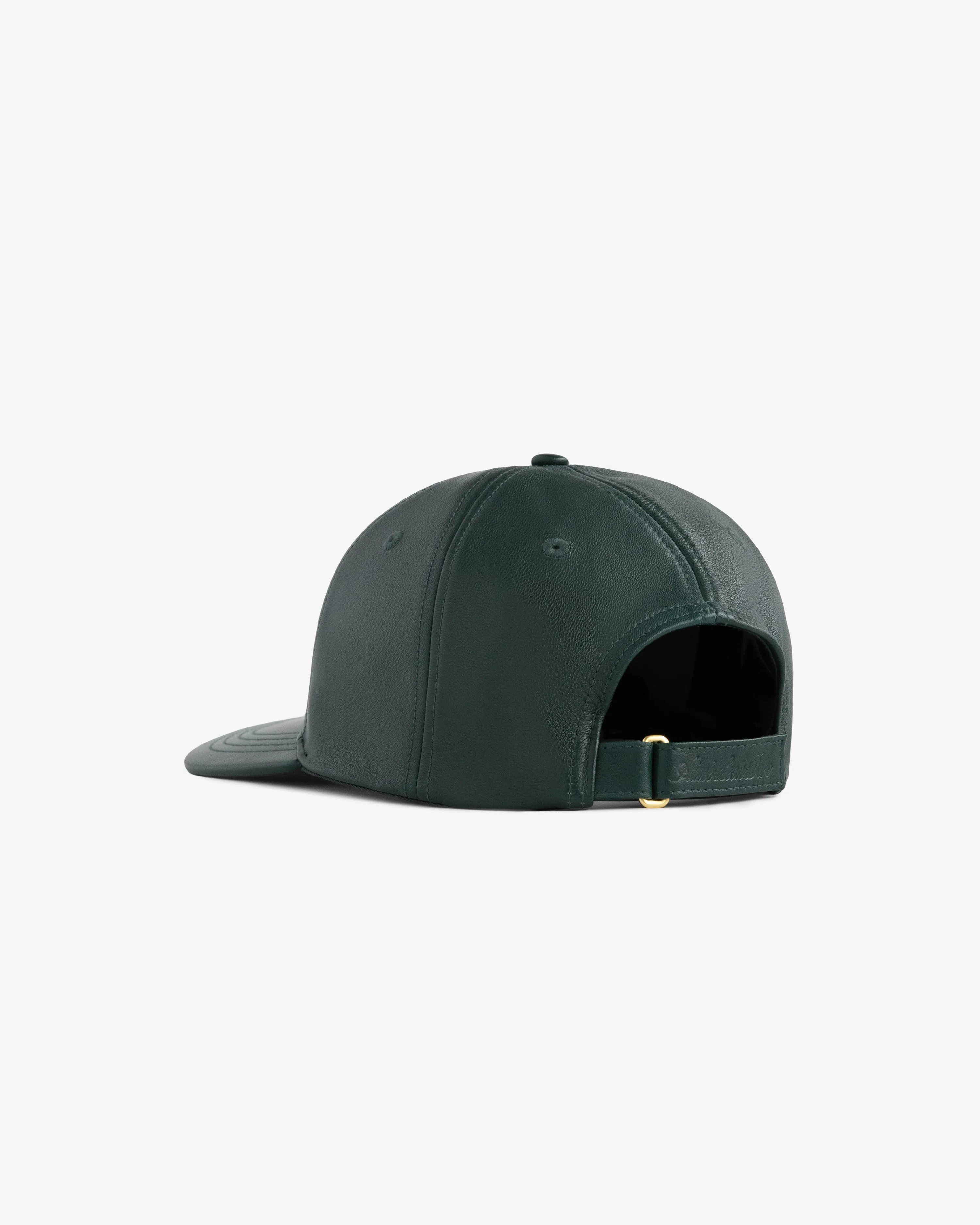 Brass Logo Leather Hat sold by Aime Leon Dore product image thumbnail 3