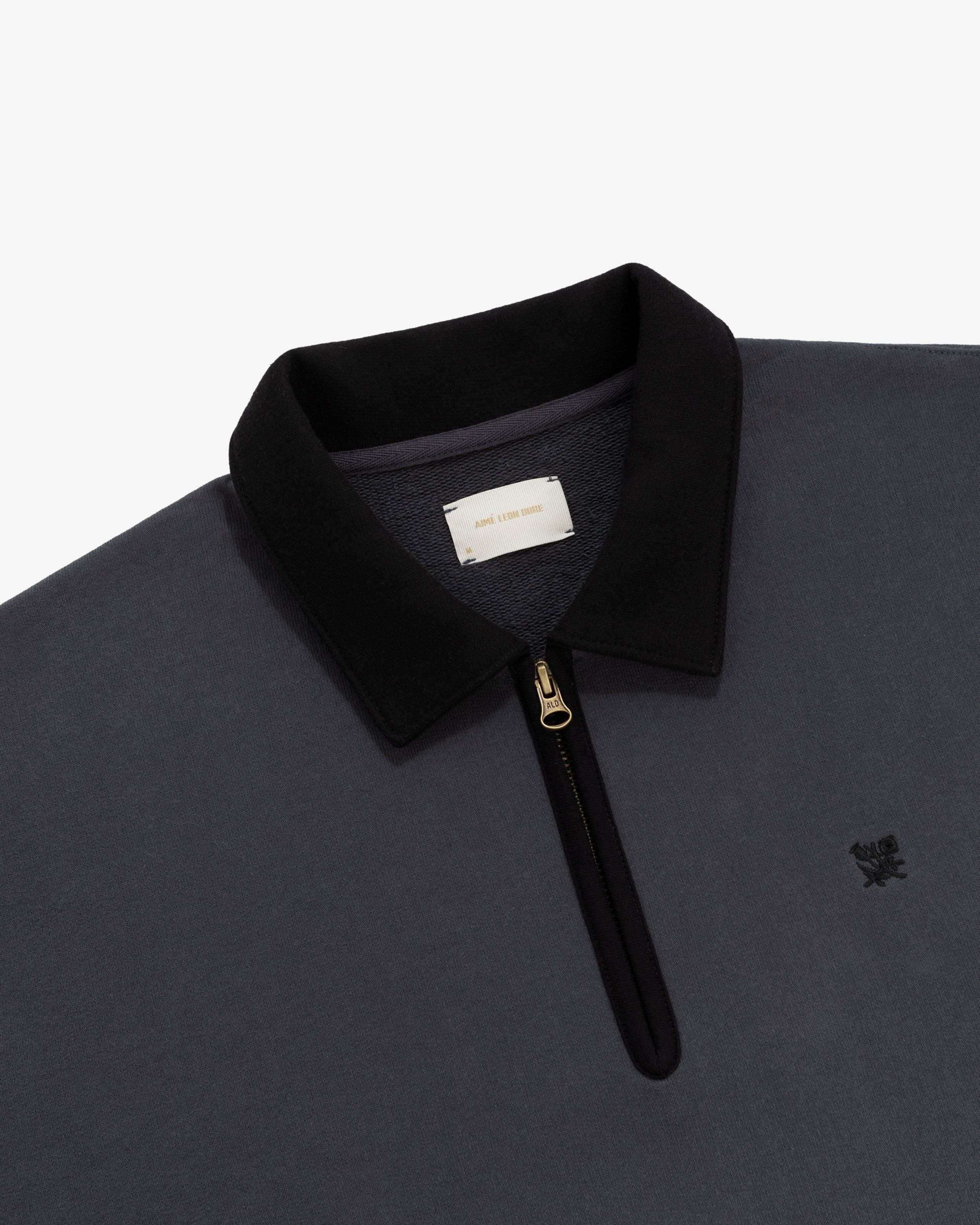 Contrast Crest Quarter Zip Pullover sold by Aime Leon Dore product image thumbnail 3
