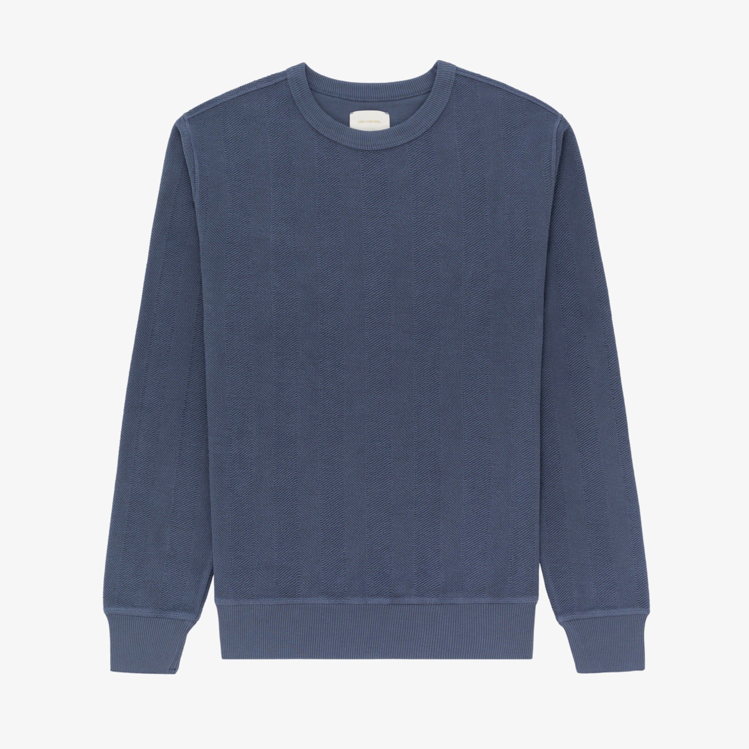 Herringbone Terry Uniform Crewneck Sweatshirt sold by Aime Leon Dore