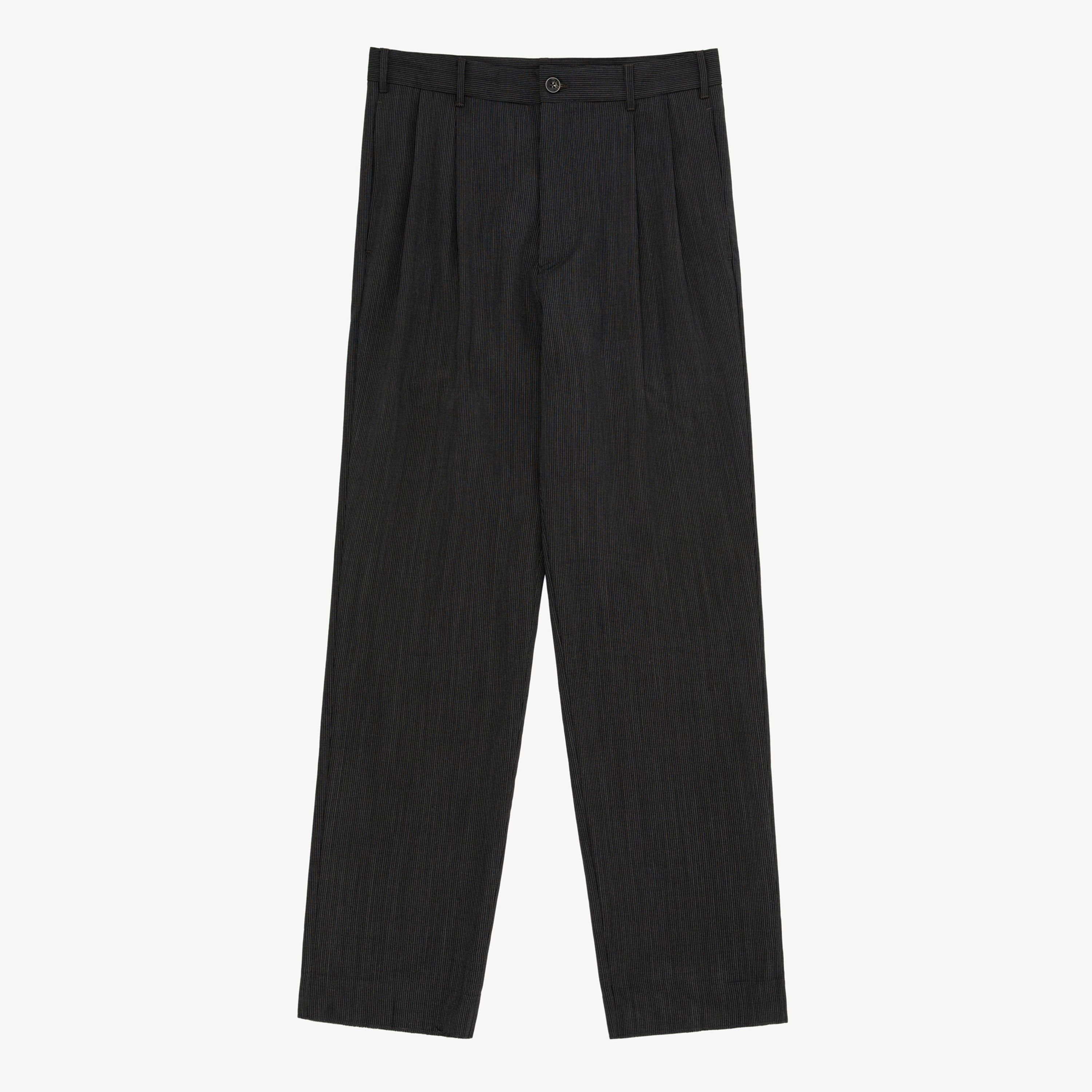 Double Pleated Wool Trouser sold by Aime Leon Dore