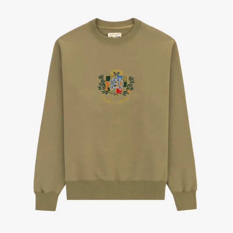 ALD / Drake's Crest Crewneck sold by Aime Leon Dore