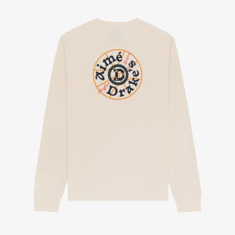 ALD / Drake's Long-Sleeve Varsity Tee made by Aime Leon Dore
