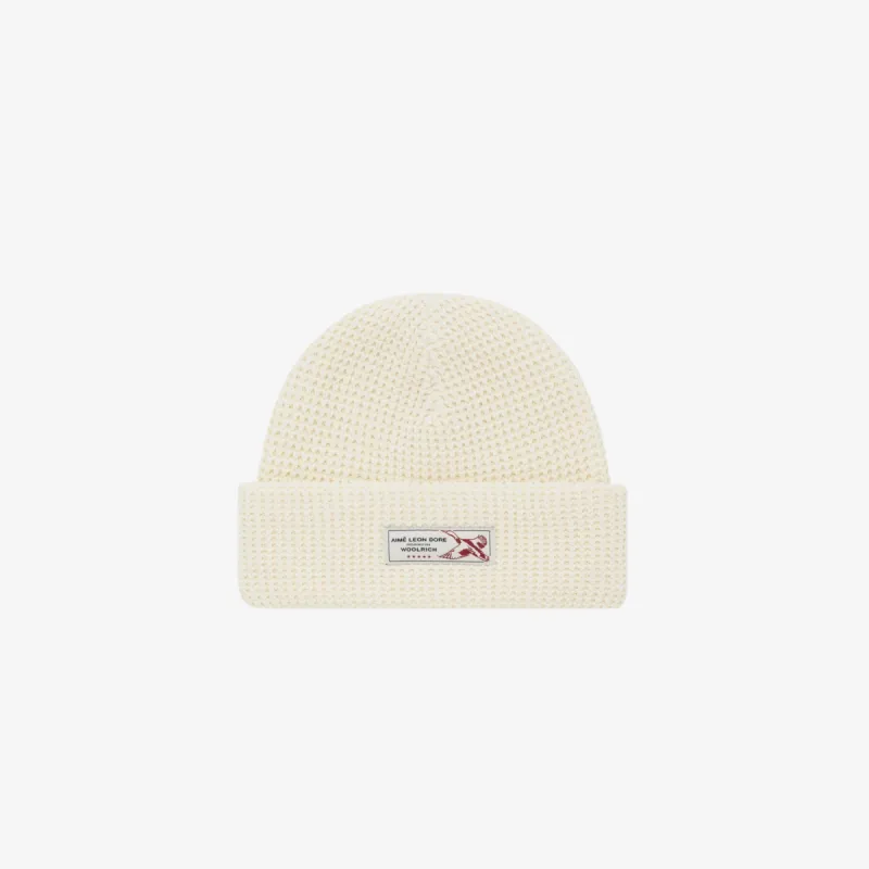 ALD / Woolrich Waffle Beanie sold by Aime Leon Dore