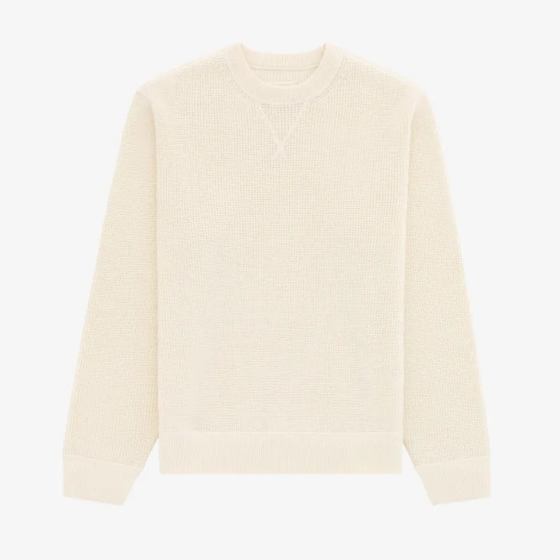 Merino Waffle Crewneck Sweater sold by Aime Leon Dore