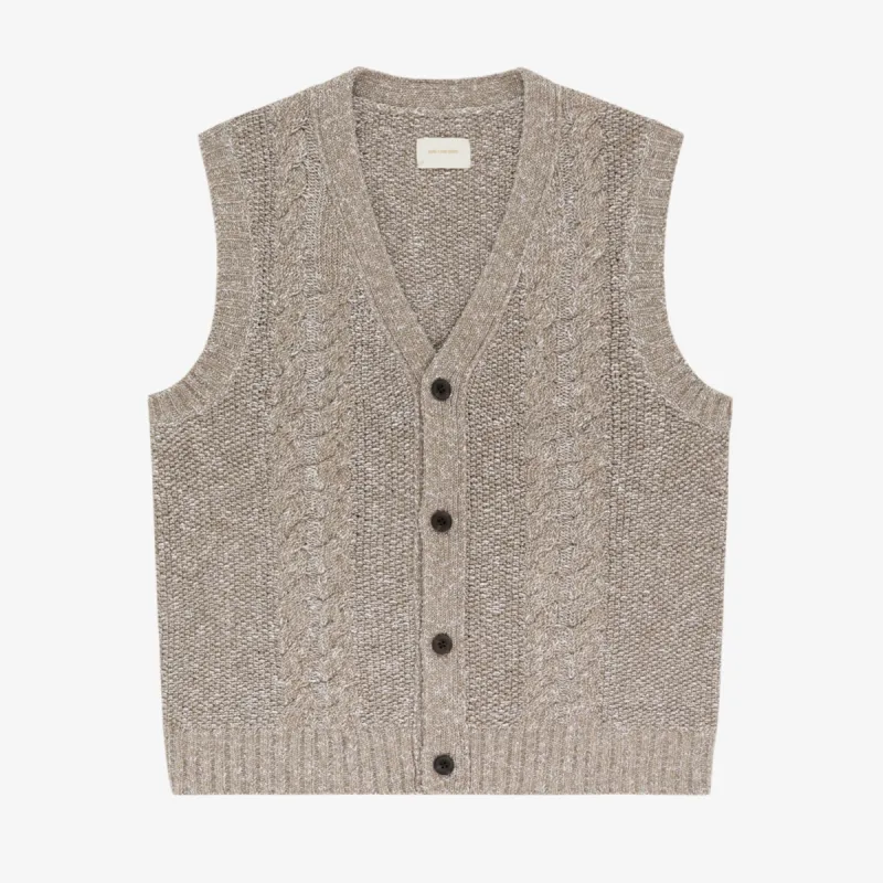 Cable Knit Vest sold by Aime Leon Dore