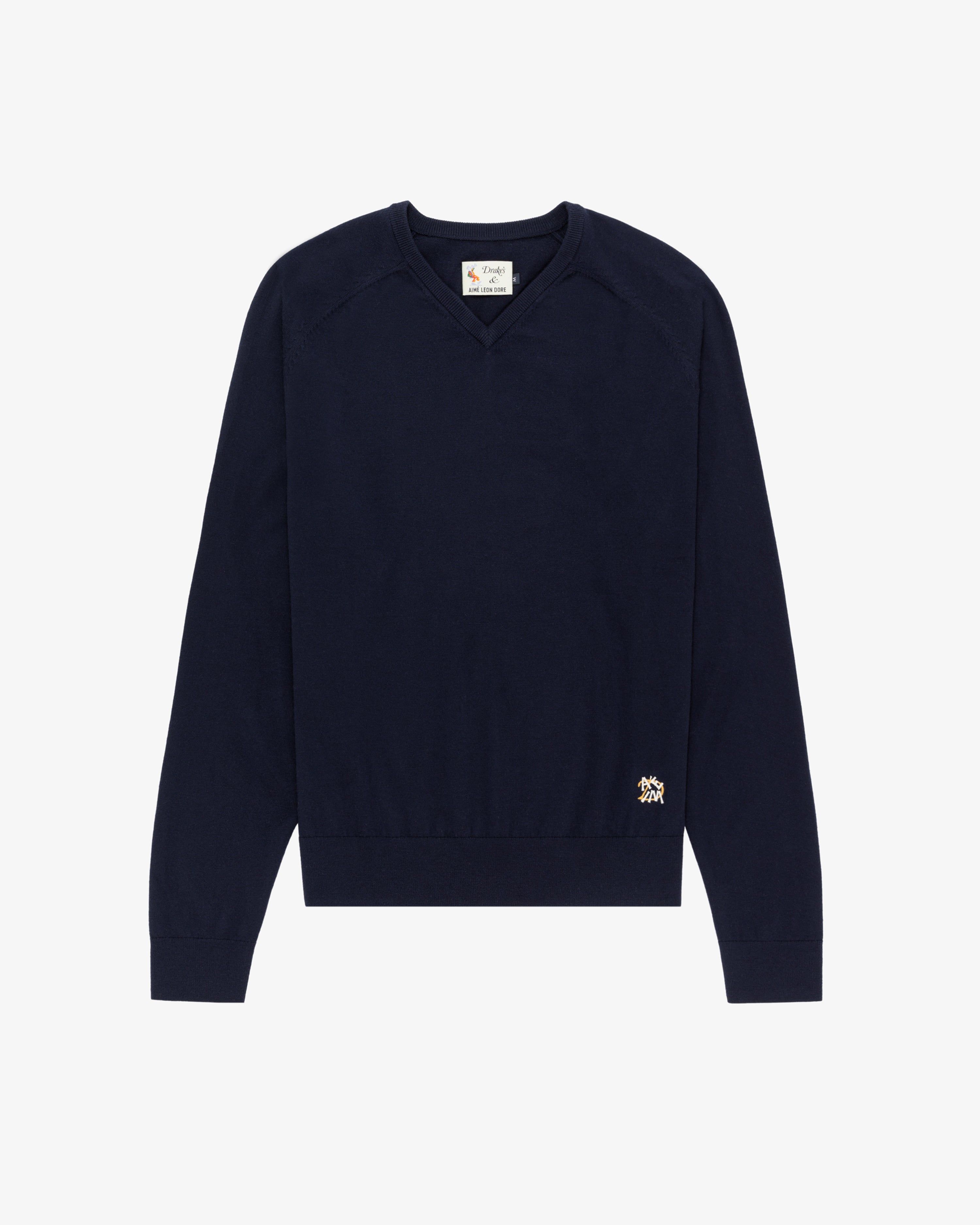 ALD / Drake's Intarsia Knit Sweater sold by Aime Leon Dore product image thumbnail 3