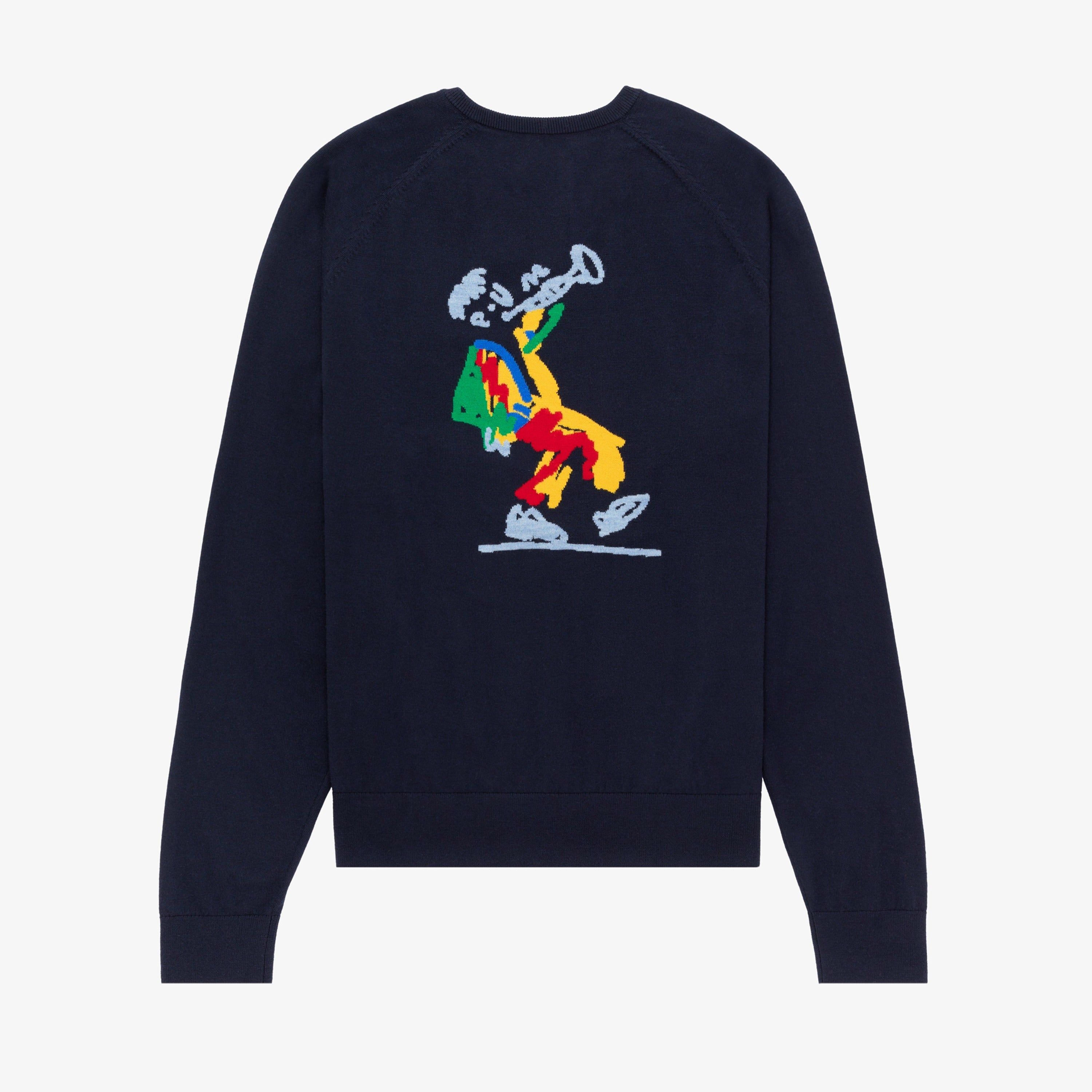 ALD / Drake's Intarsia Knit Sweater sold by Aime Leon Dore