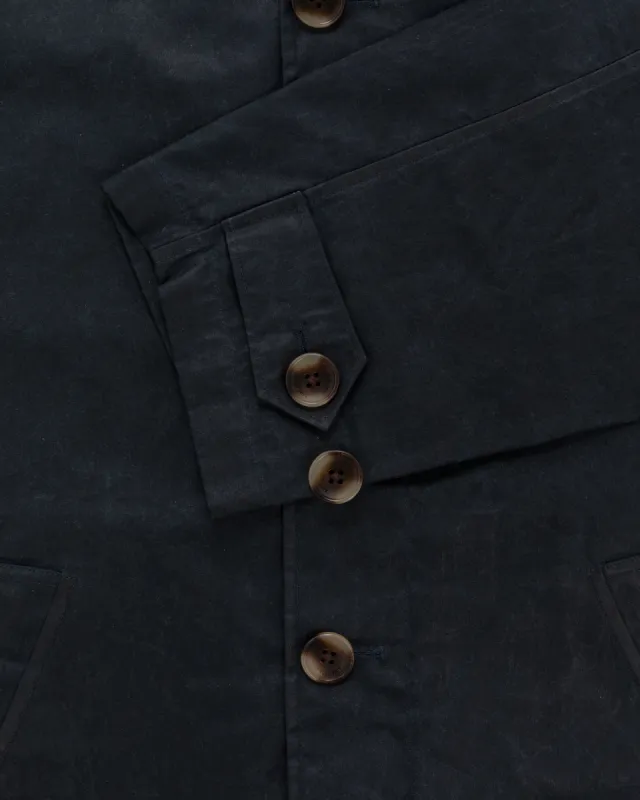 ジャケット・アウター ALD Waxed Cropped Topcoat Navy Waxed Cropped Topcoat | Parallel
