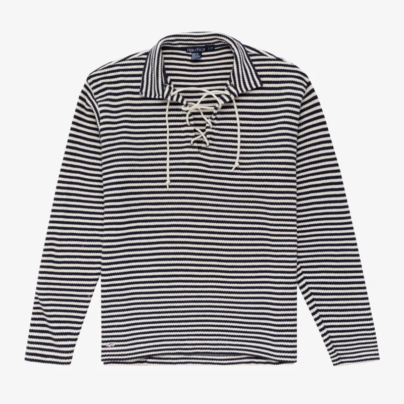 Vintage Nautica Collared Knit Sweater made by Aime Leon Dore