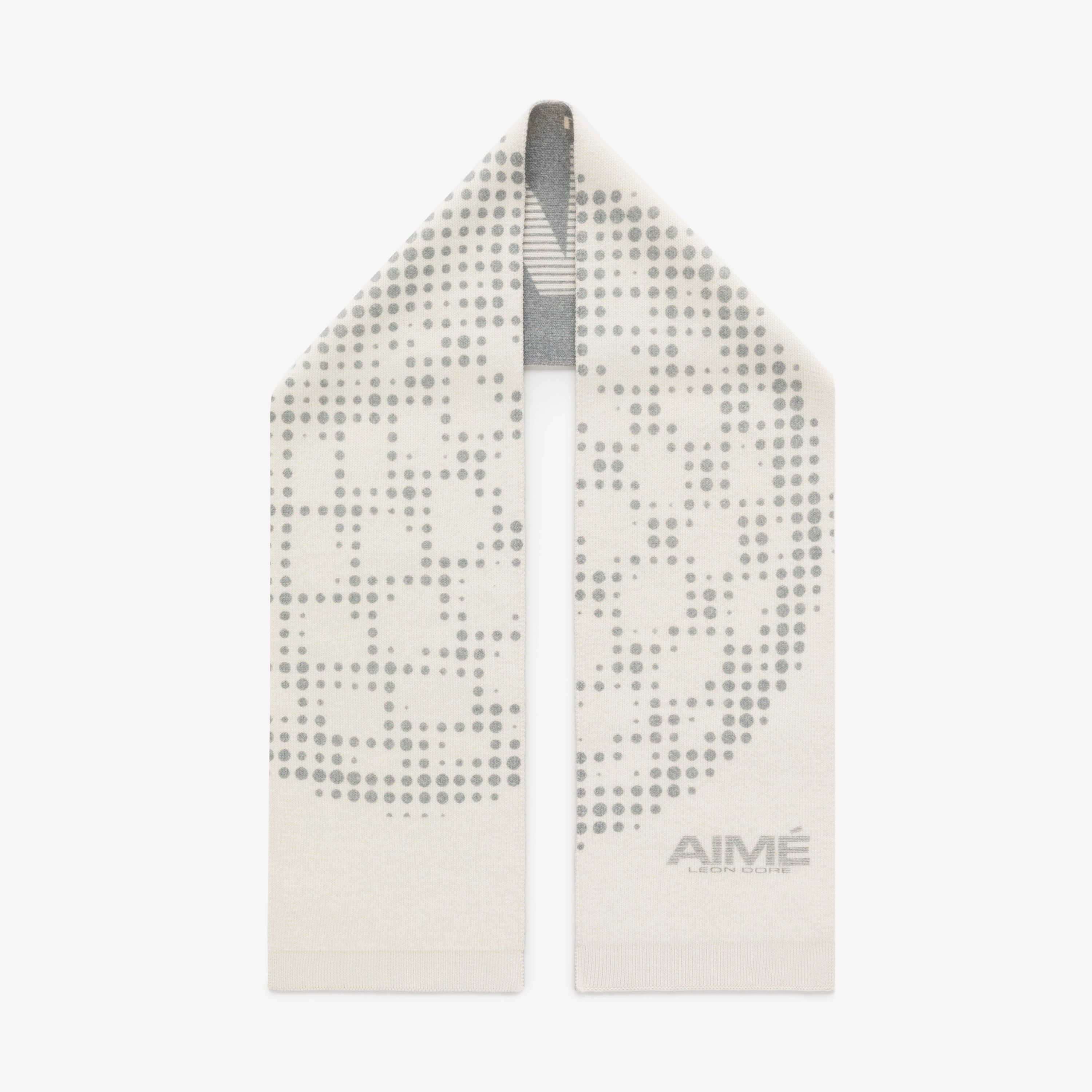 ALD / New Balance Geo Print Wool Scarf sold by Aime Leon Dore