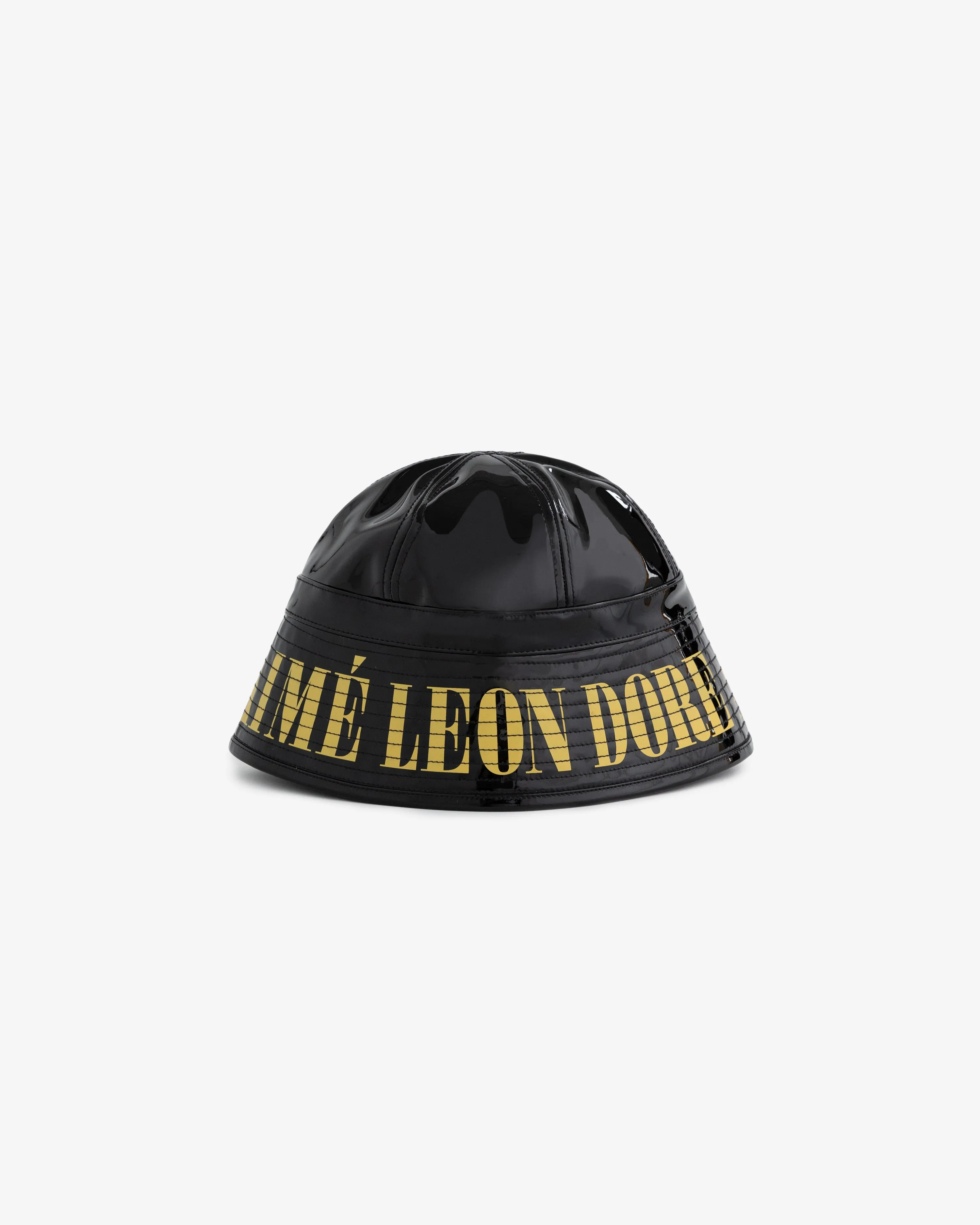 Patent Leather Bell Bucket Hat sold by Aime Leon Dore product image thumbnail 2