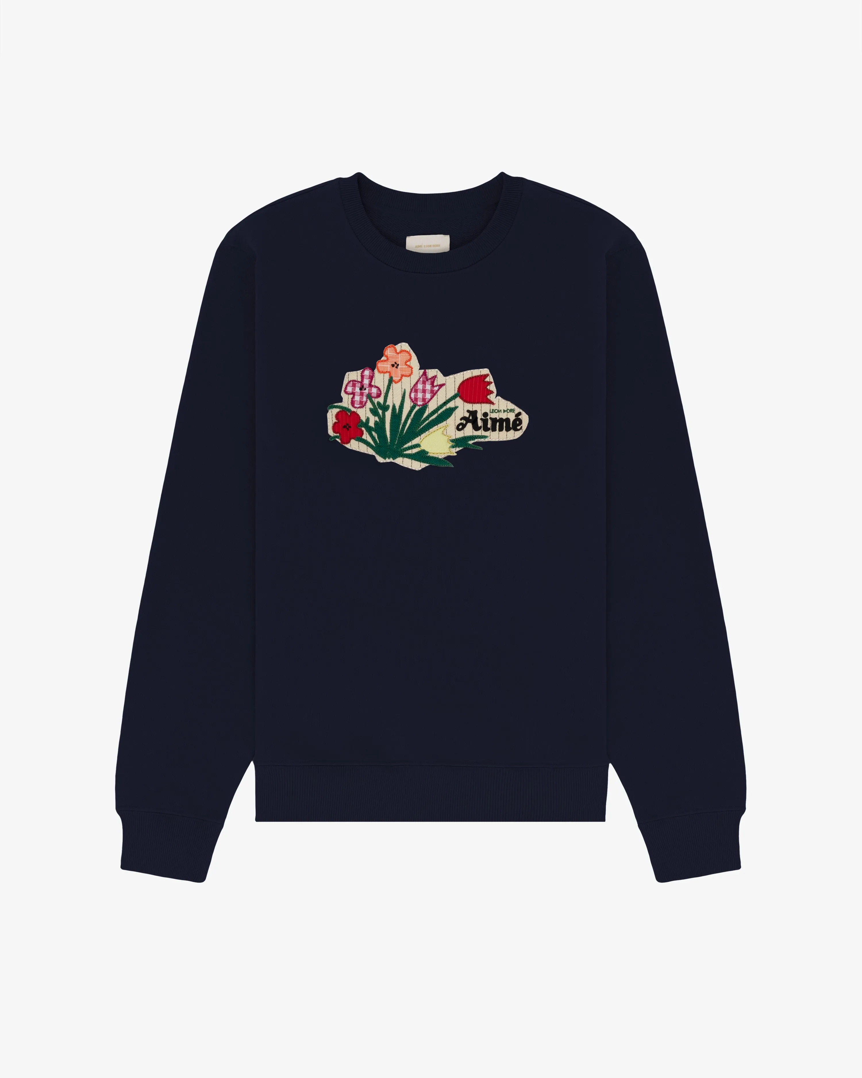 Floral Appliqué Crewneck Sweatshirt sold by Aime Leon Dore product image thumbnail 2
