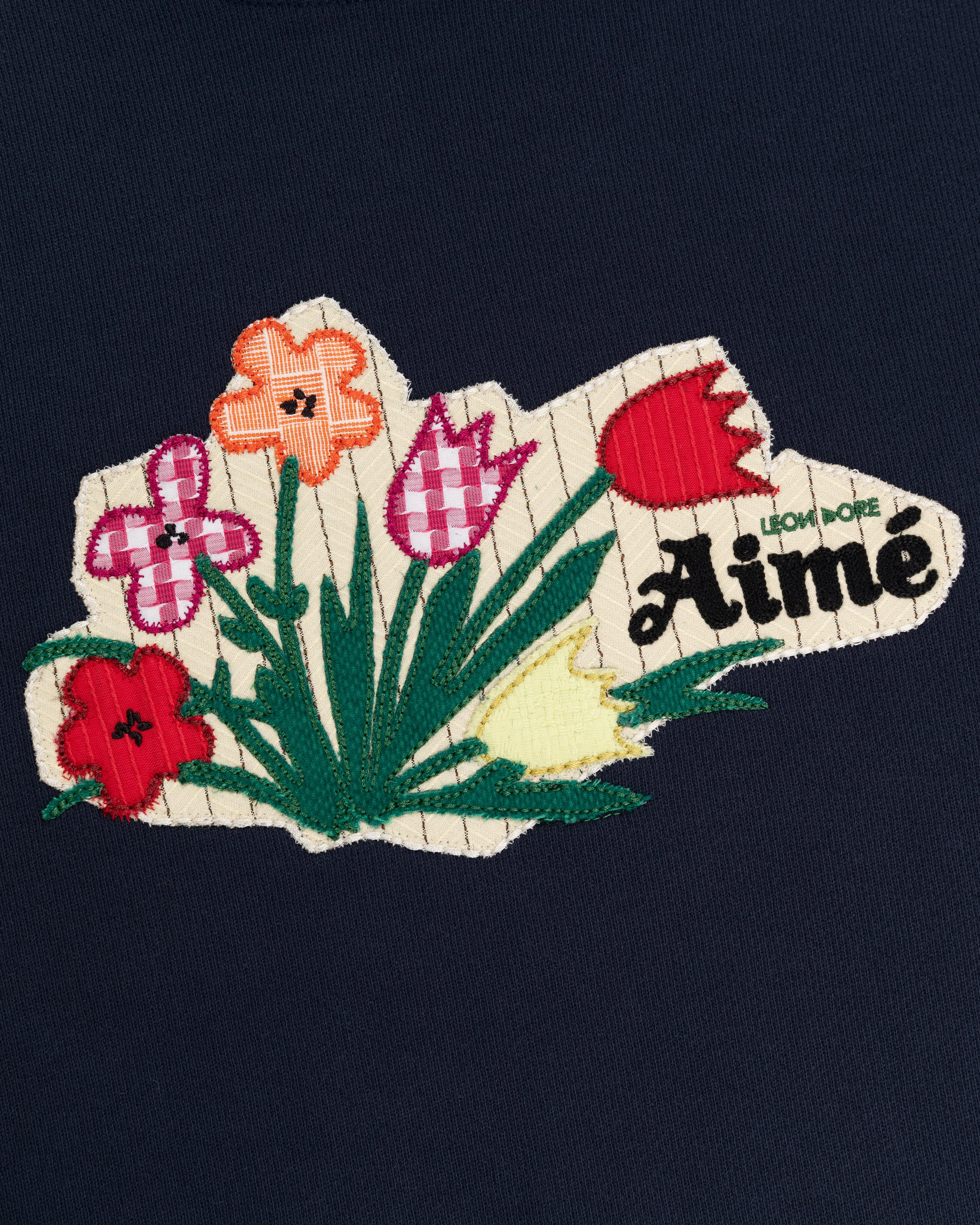 Floral Appliqué Crewneck Sweatshirt sold by Aime Leon Dore product image thumbnail 3