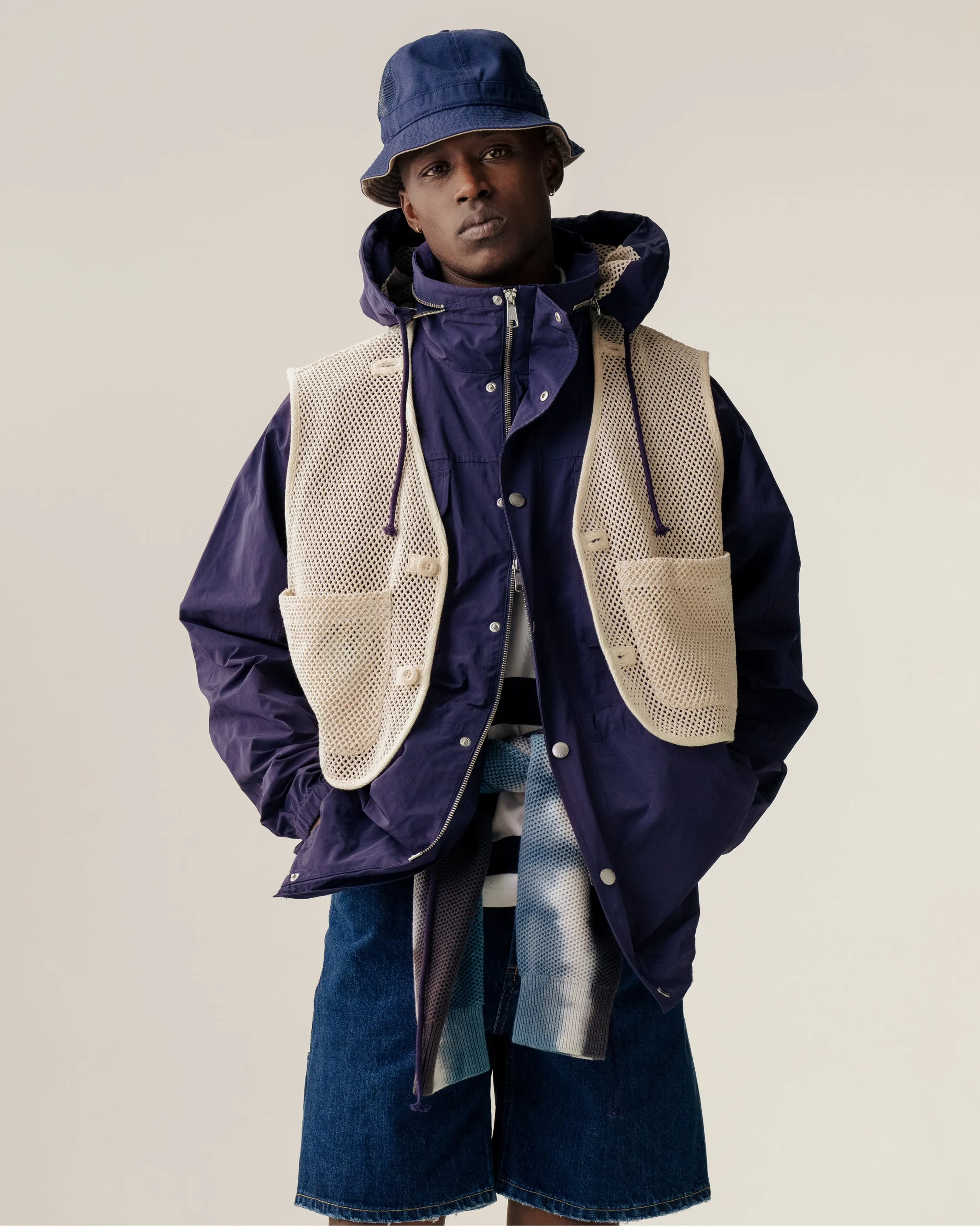 Mesh Paneled Bell Bucket Hat sold by Aime Leon Dore product image thumbnail 3
