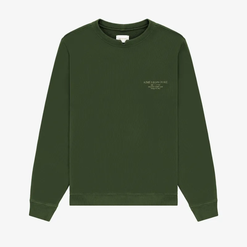 Notch Collar Crewneck Sweatshirt sold by Aime Leon Dore