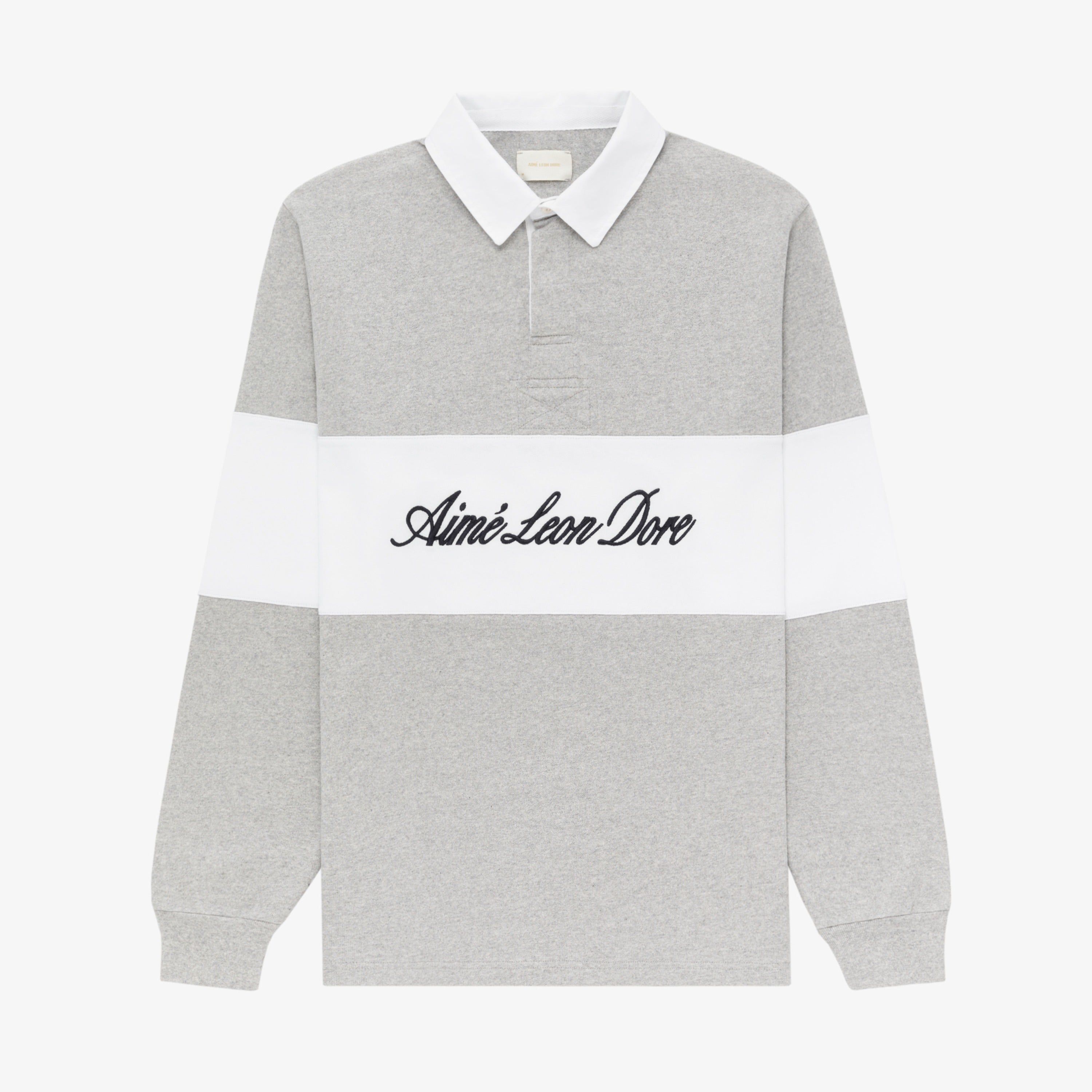 Script Paneled Rugby sold by Aime Leon Dore