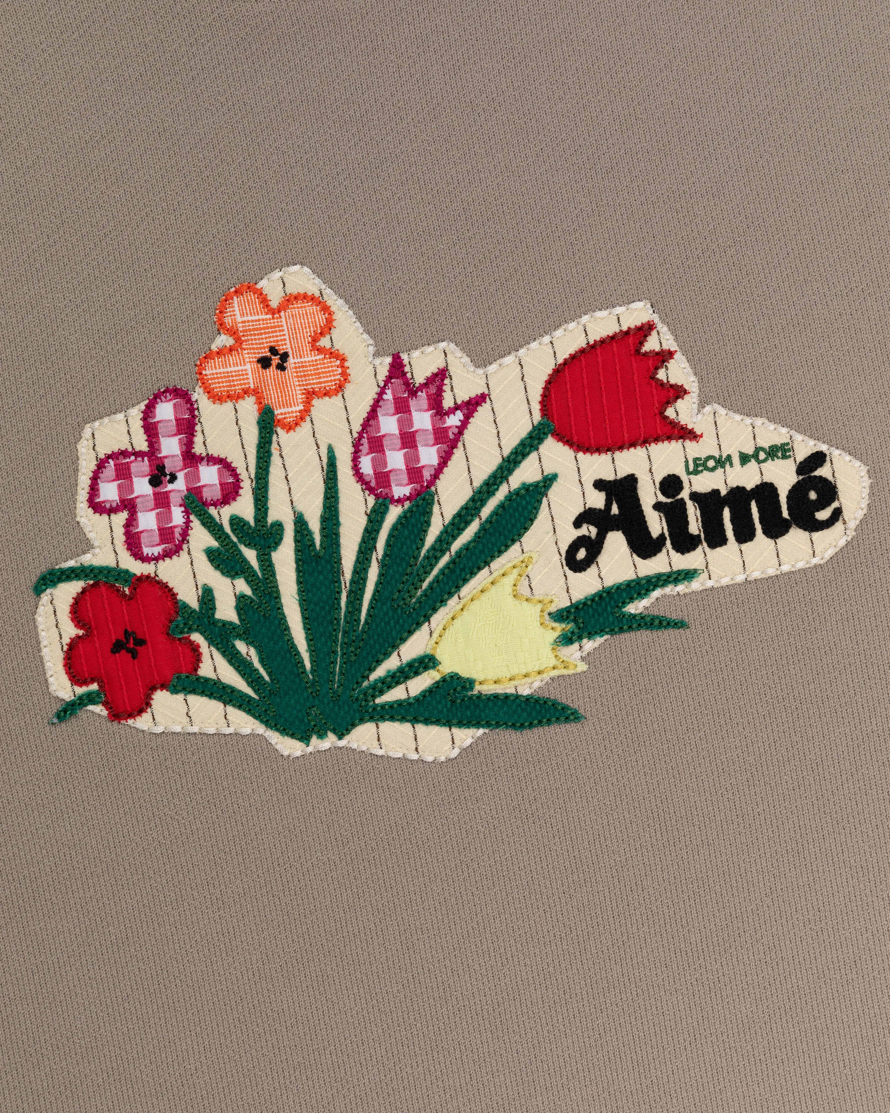 Floral Appliqué Crewneck Sweatshirt sold by Aime Leon Dore product image thumbnail 3