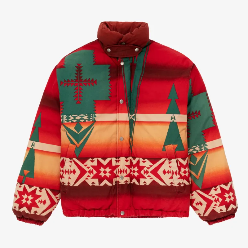 Vintage Polo Aztec Puffer Jacket made by Aime Leon Dore