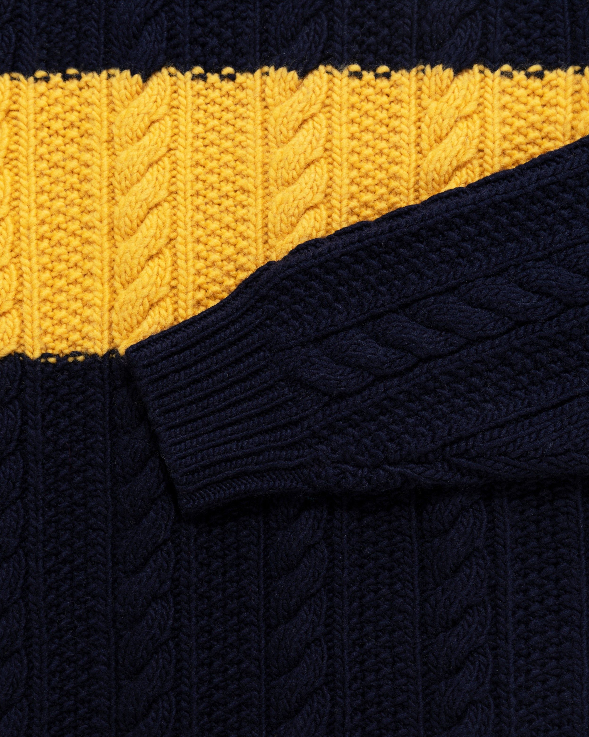 Aran Cable Mockneck Sweater sold by Aime Leon Dore product image thumbnail 4