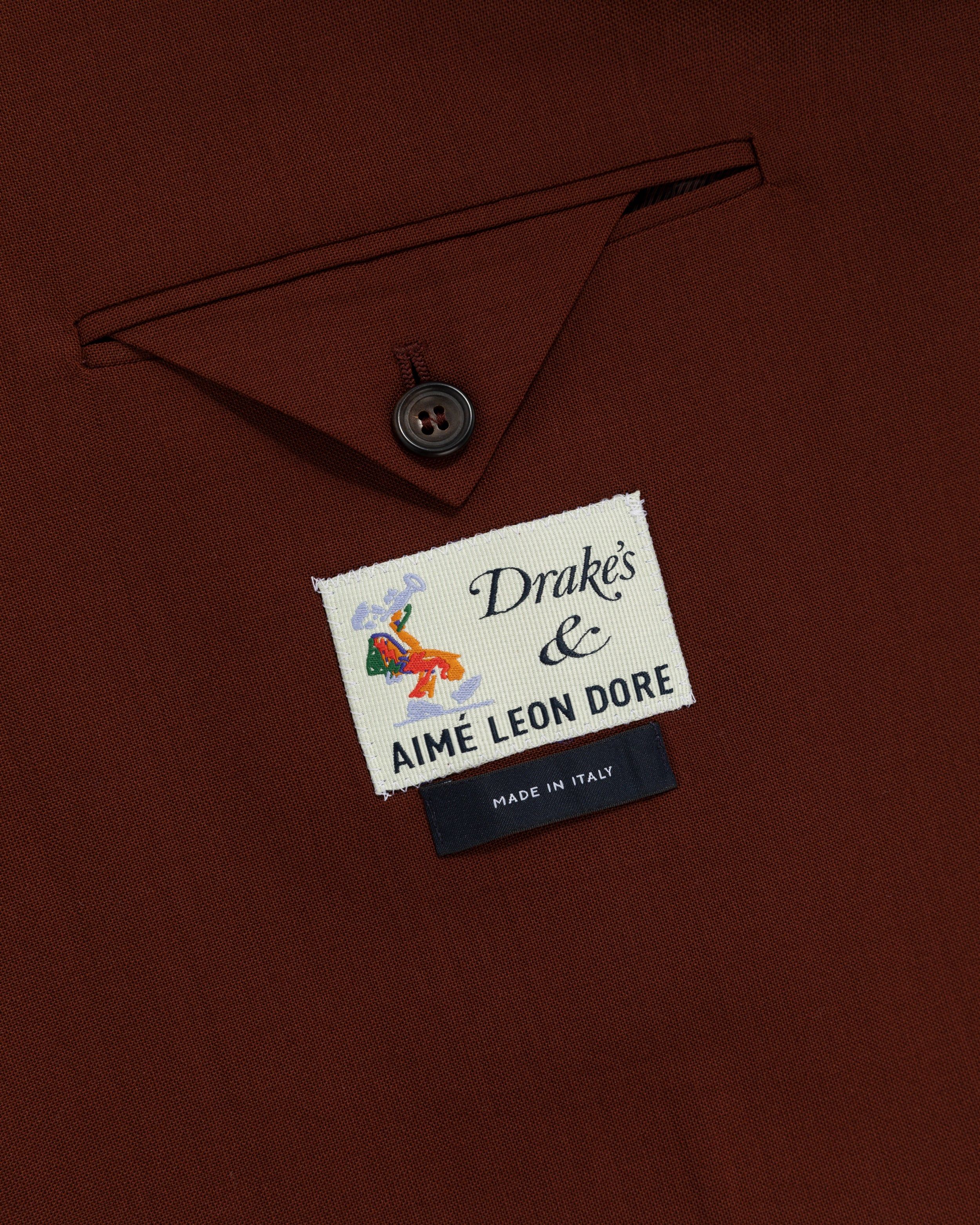 ALD / Drake's Single Breasted Wool Fresco Suit Jacket sold by Aime Leon Dore product image thumbnail 4