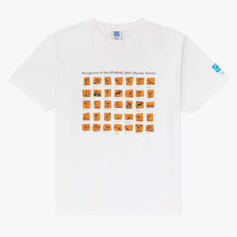 2004 Olympic Winter Games Pictogram Tee sold by Aime Leon Dore