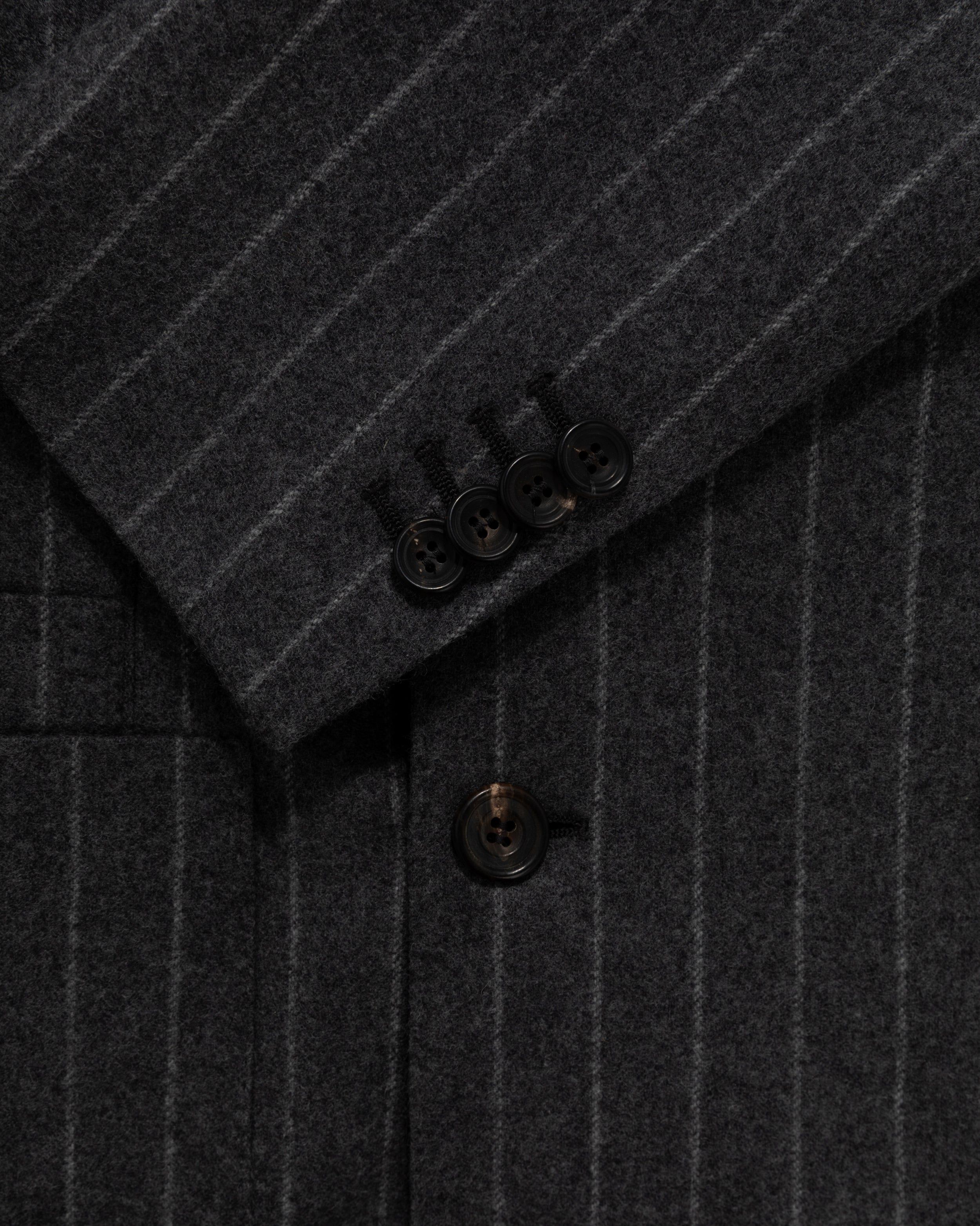 ALD / Drake's Double Breasted Chalkstripe Suit Jacket sold by Aime Leon Dore product image thumbnail 5