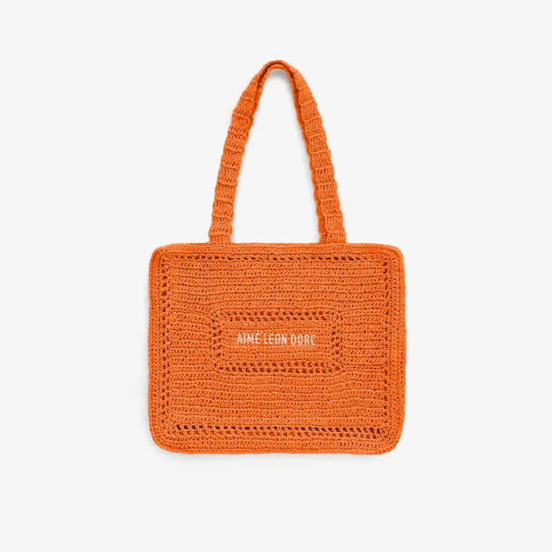 Crochet Tote Bag made by Aime Leon Dore