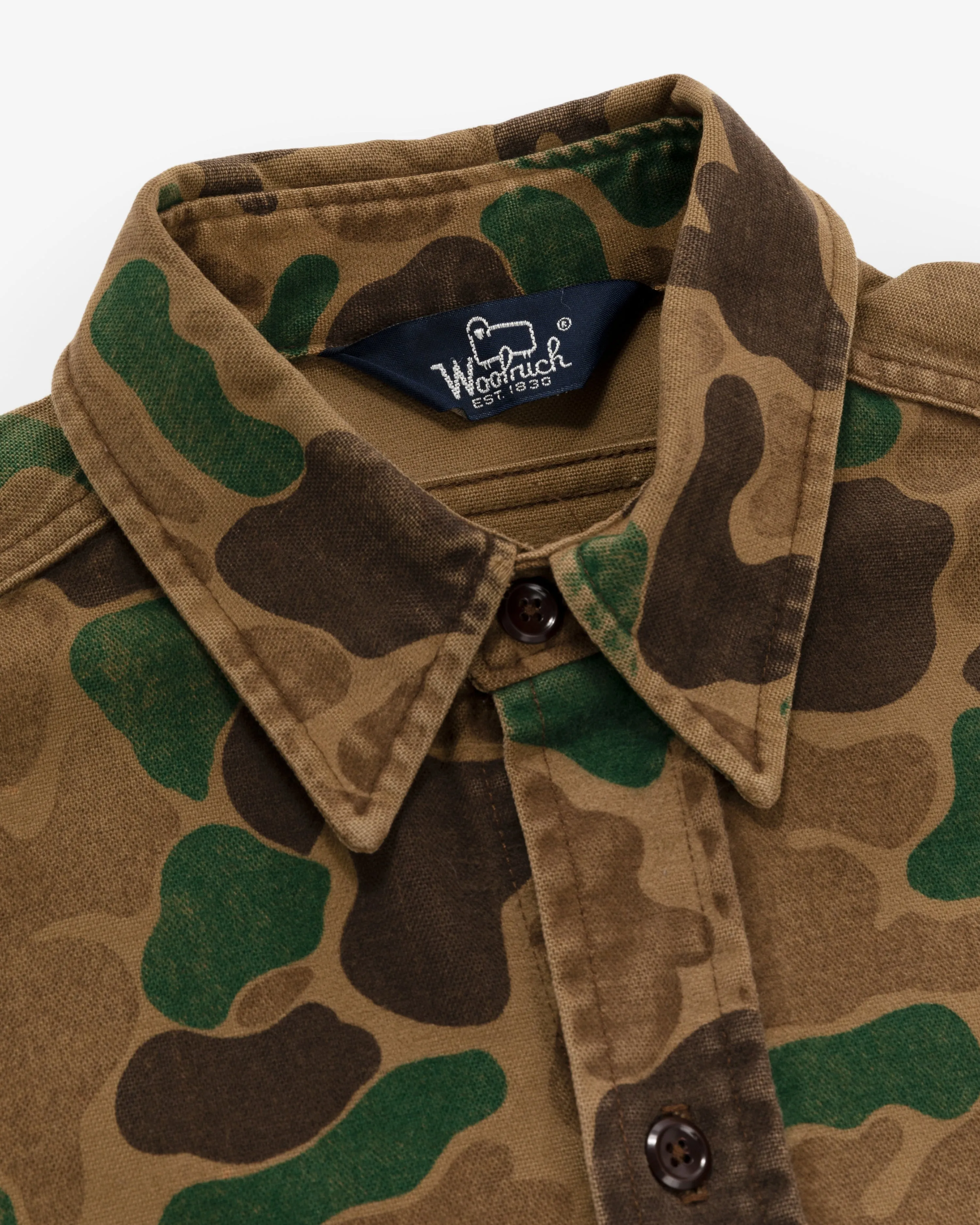 Vintage Woolrich Camo Chamois Shirt sold by Aime Leon Dore product image thumbnail 3