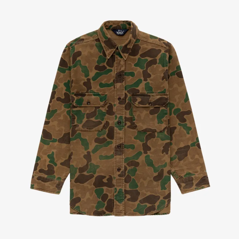 Vintage Woolrich Camo Chamois Shirt sold by Aime Leon Dore
