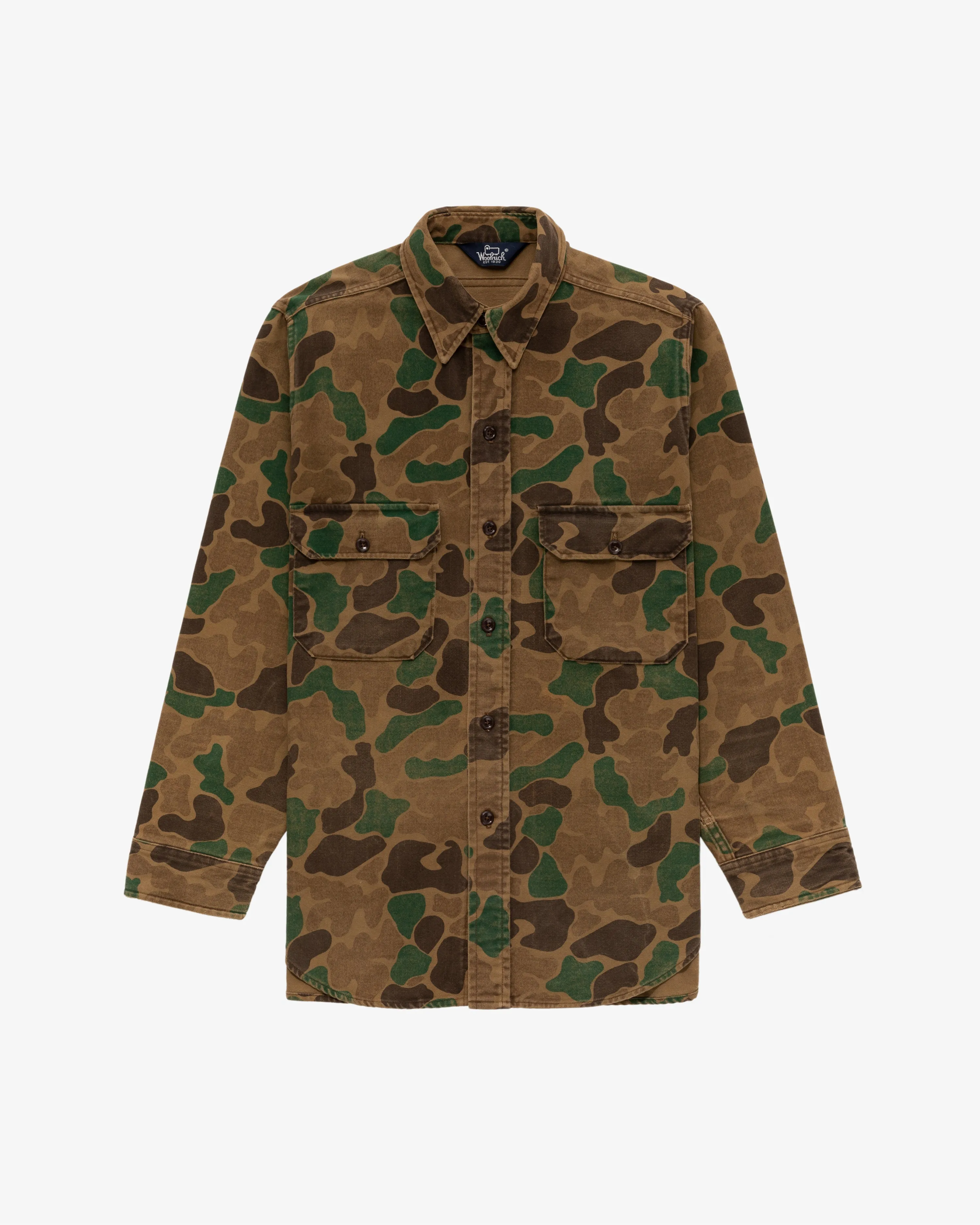 Vintage Woolrich Camo Chamois Shirt sold by Aime Leon Dore product image thumbnail 2